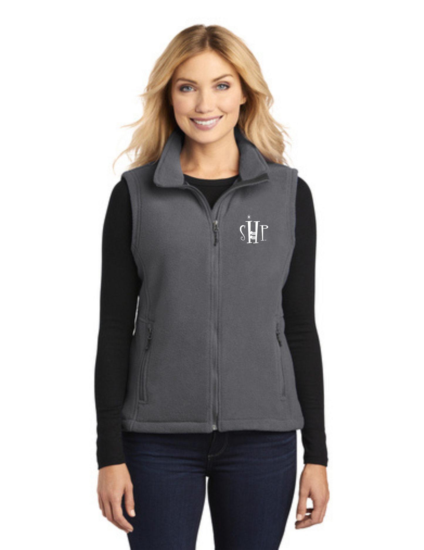 "NEW" SHP Womens Fleece Vest