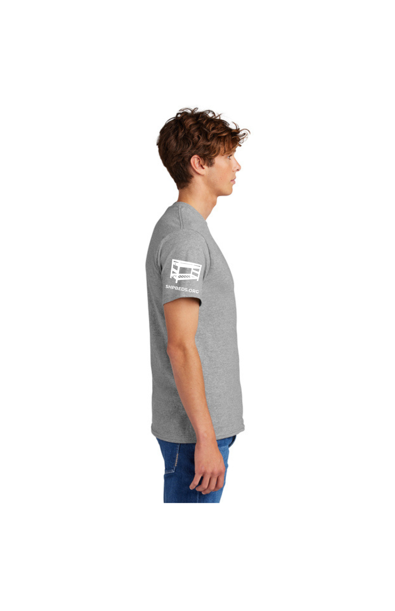 STAFF (TALL) T-Shirt w/ Chapter Name (ATHLETIC HEATHER) - Black or White Logos