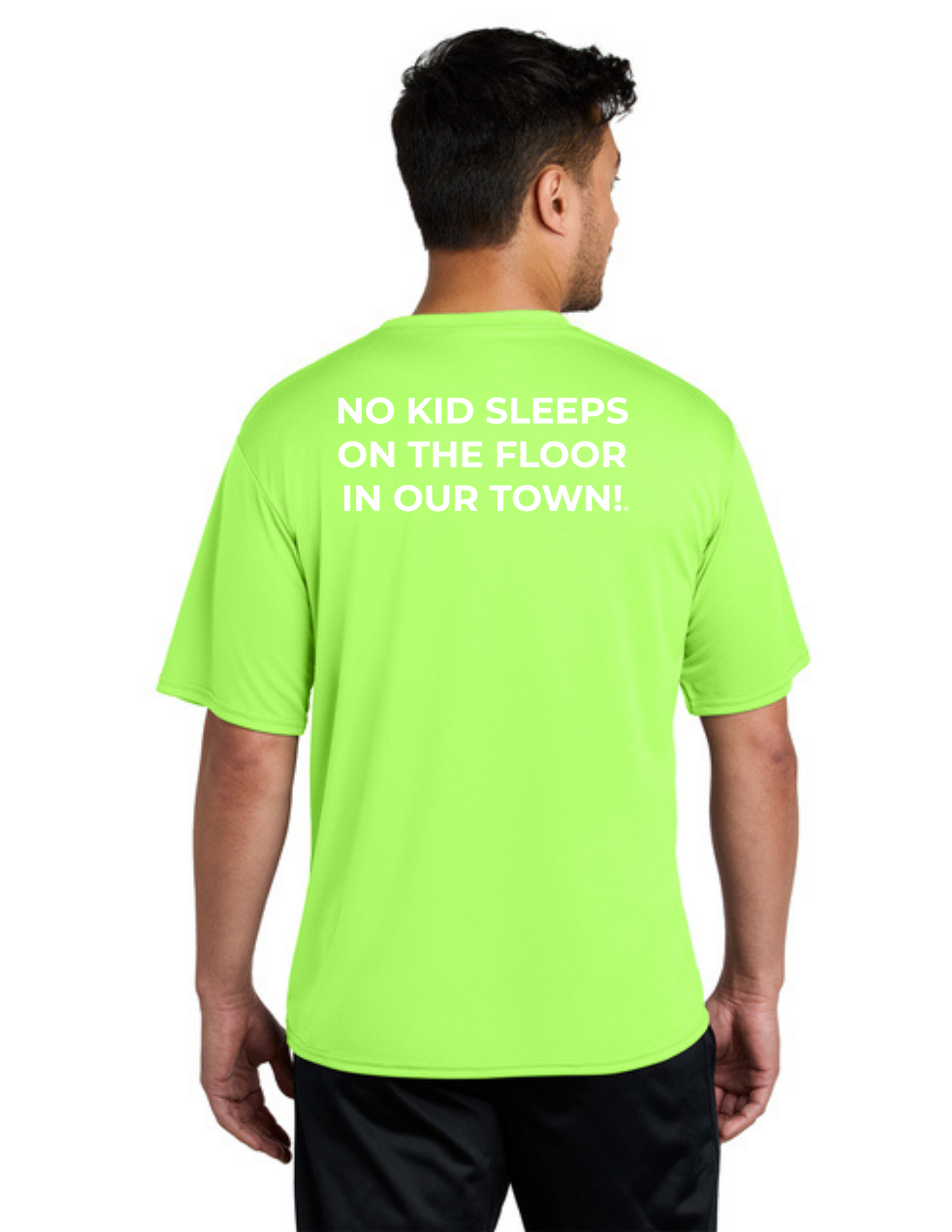 LEGACY - Short Sleeve UV Performance Shirt (NEON GREEN) - "SLEEP CIRCLE" LOGO