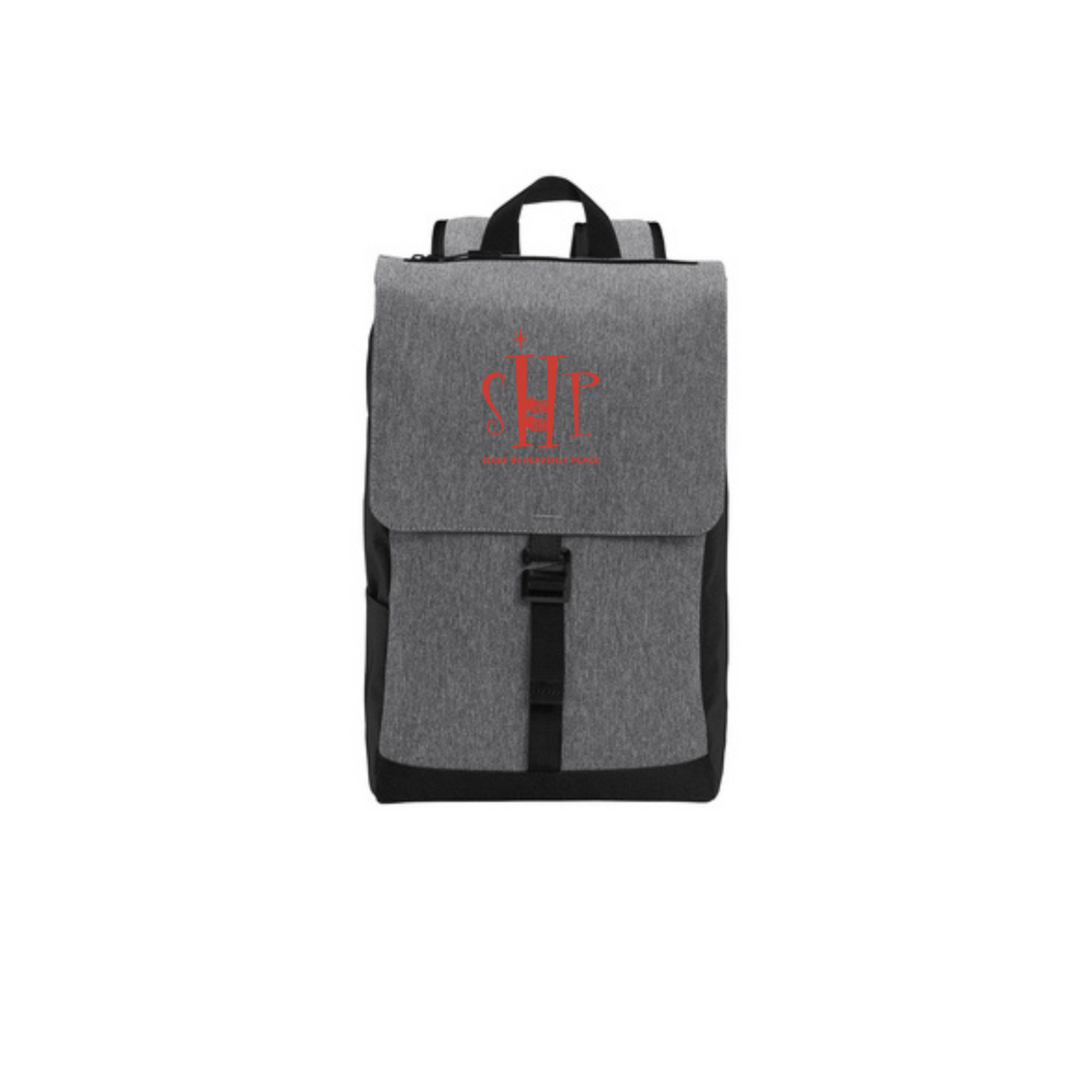 "New" SHP Logo Embroidery Backpack (Grey/Black)
