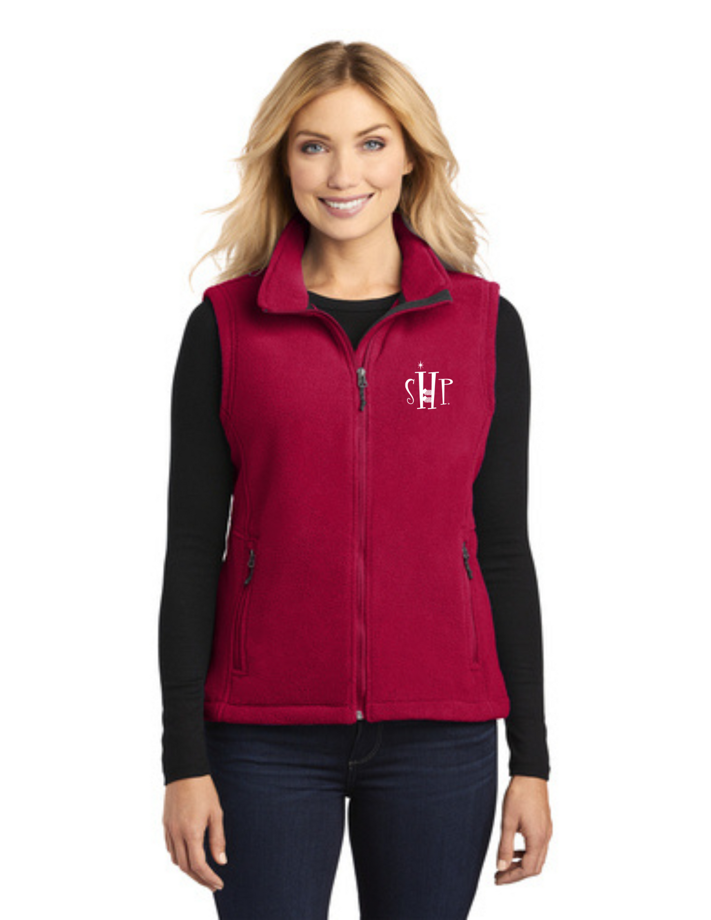 "NEW" SHP Womens Fleece Vest