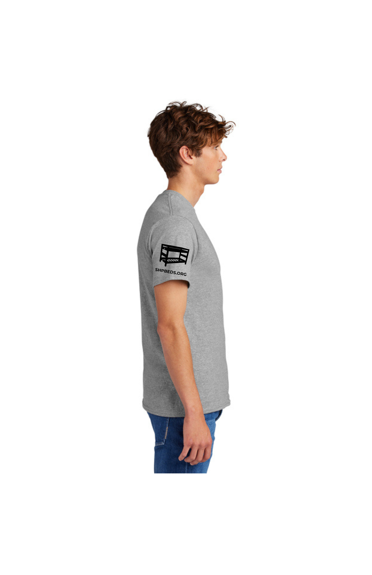 STAFF (TALL) T-Shirt w/ Chapter Name (ATHLETIC HEATHER) - Black or White Logos
