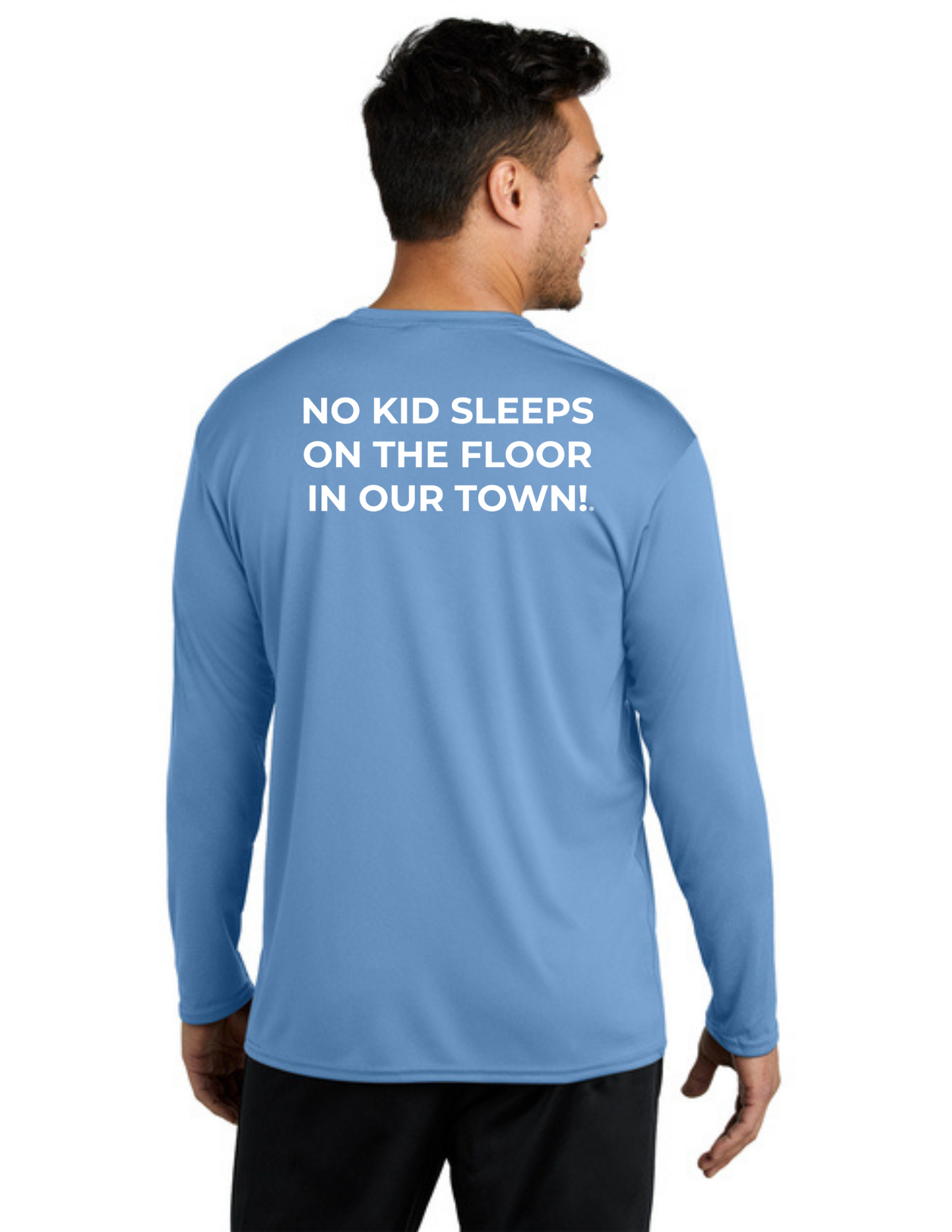 LEGACY - Long Sleeve Performance UV Shirt (CAROLINA BLUE) - "SLEEP CIRCLE" LOGO