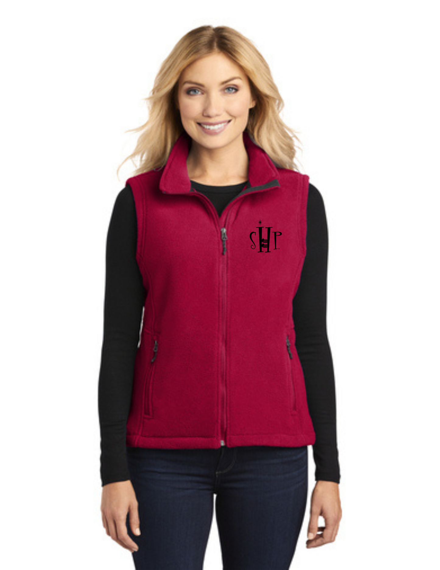 "NEW" SHP Womens Fleece Vest