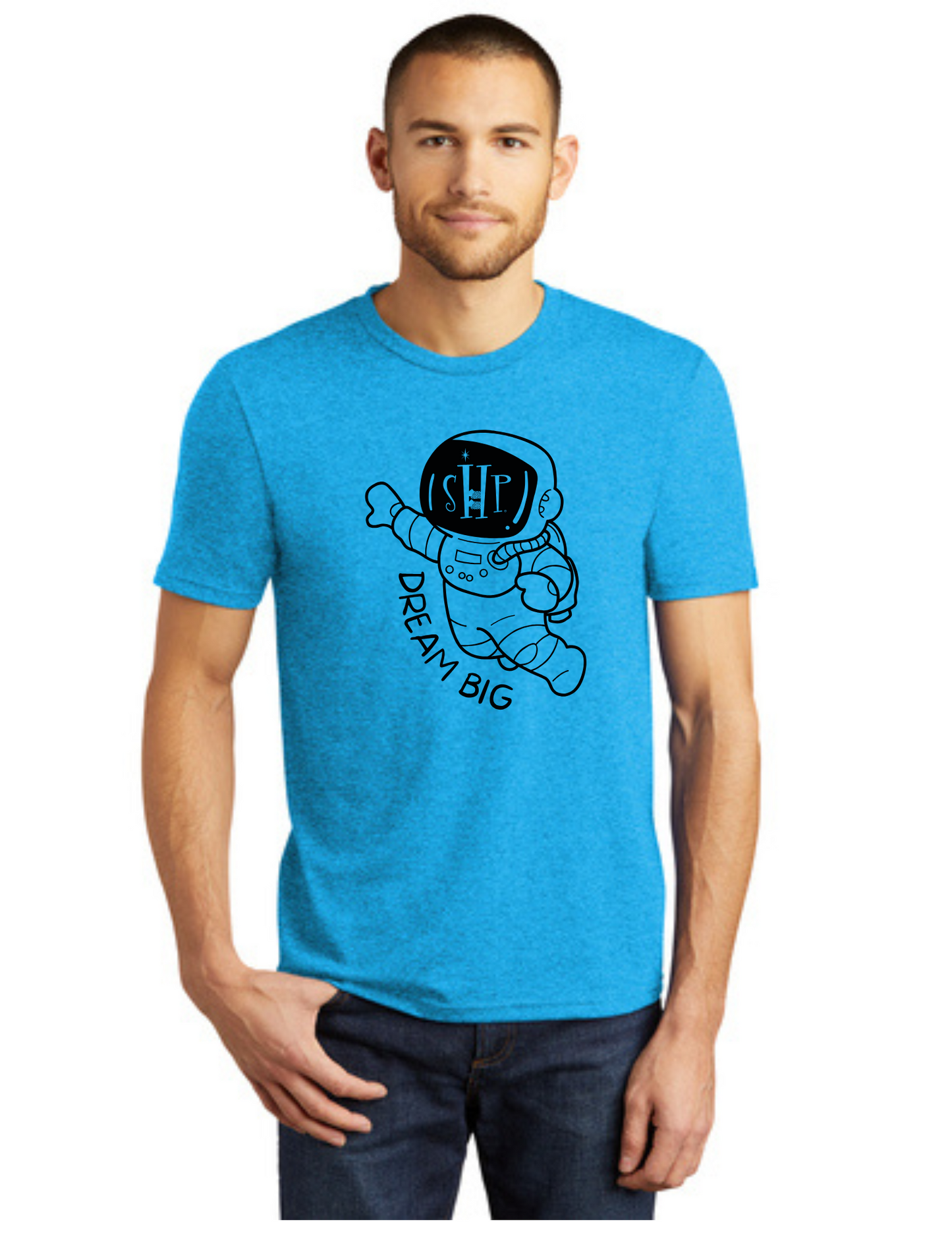 "NEW" Graphic Tee - SHP Dream Big Astronaut T-shirt