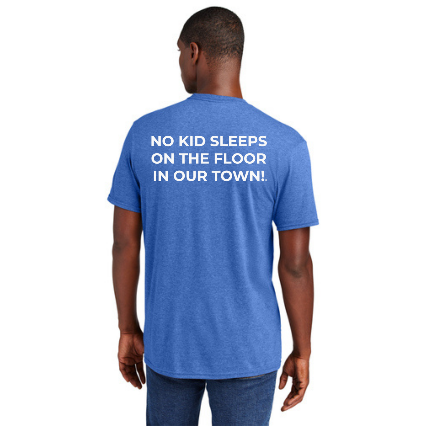 Official Staff T-Shirt with Chapter Name (Royal Blue) White & Black Print