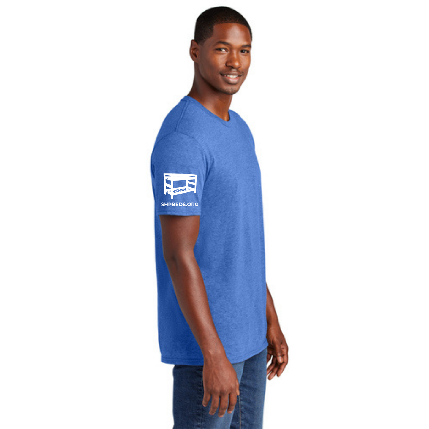 Official Staff T-Shirt with Chapter Name (Royal Blue) White & Black Print
