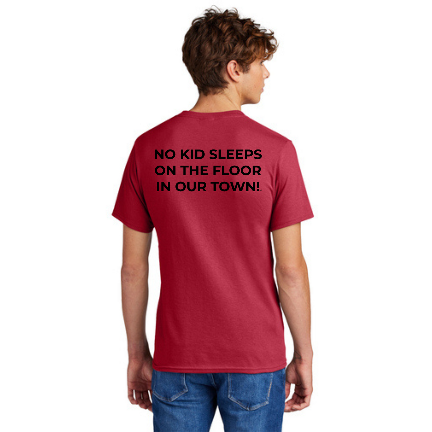 Official Staff T-Shirt (TALL) with Chapter Name (Red) White & Black Print