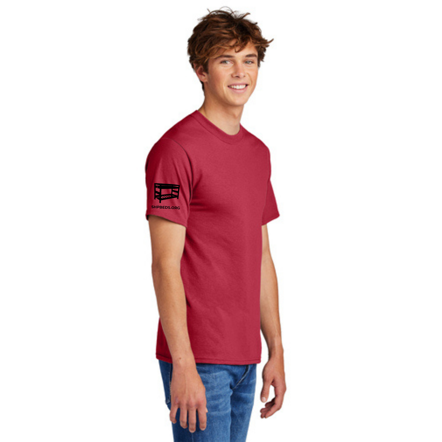Official Staff T-Shirt (TALL) with Chapter Name (Red) White & Black Print