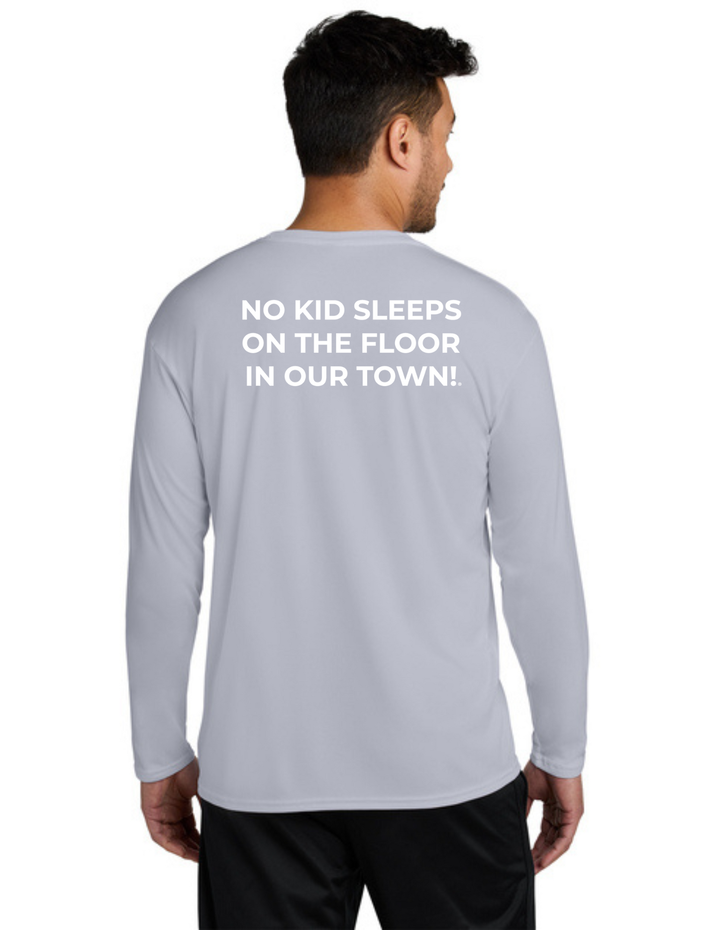 LEGACY - Long Sleeve Performance UV Shirt (SILVER) - "SLEEP CIRCLE" LOGO