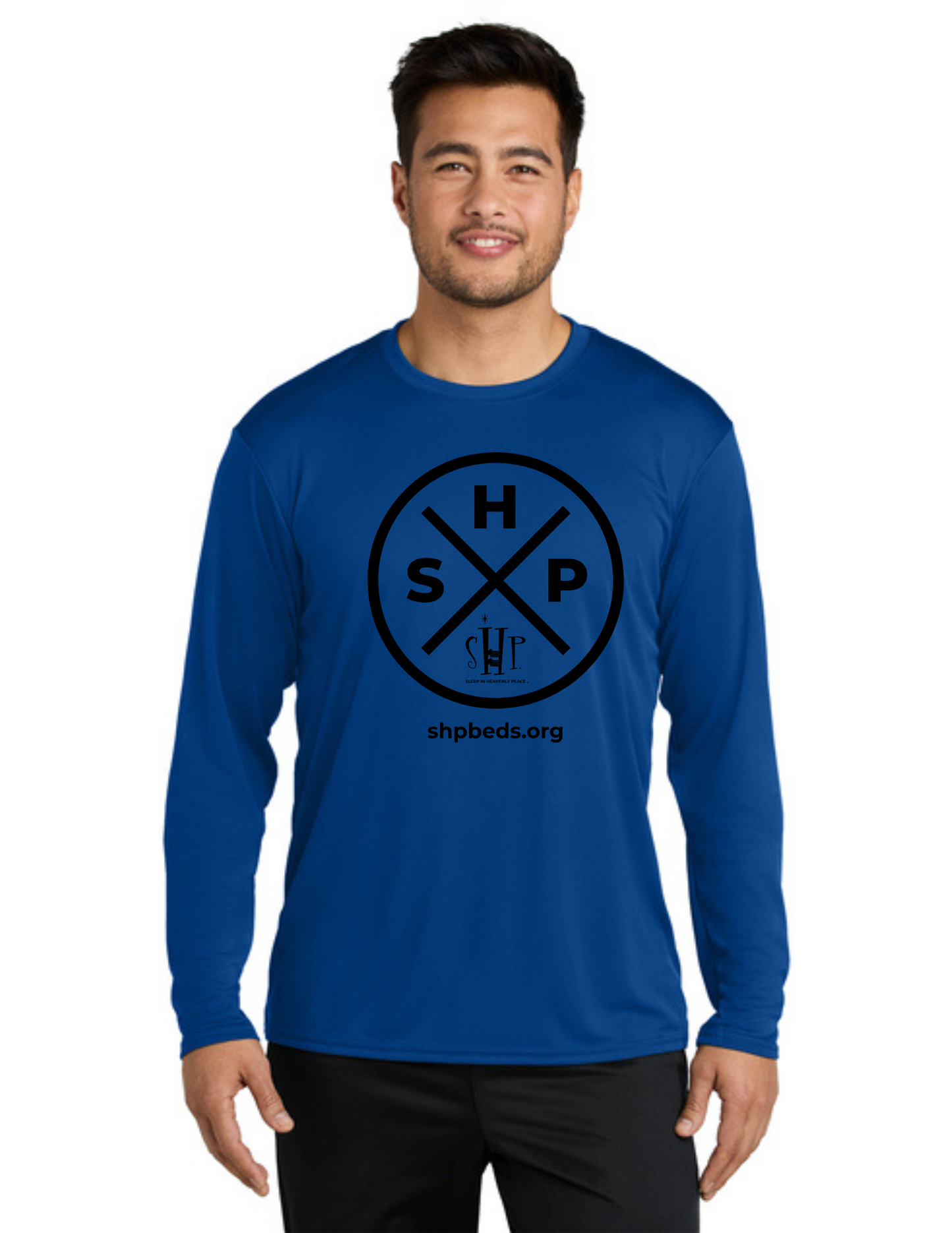 LEGACY - Long Sleeve Performance UV Shirt (TRUE ROYAL) - "SLEEP CIRCLE" LOGO