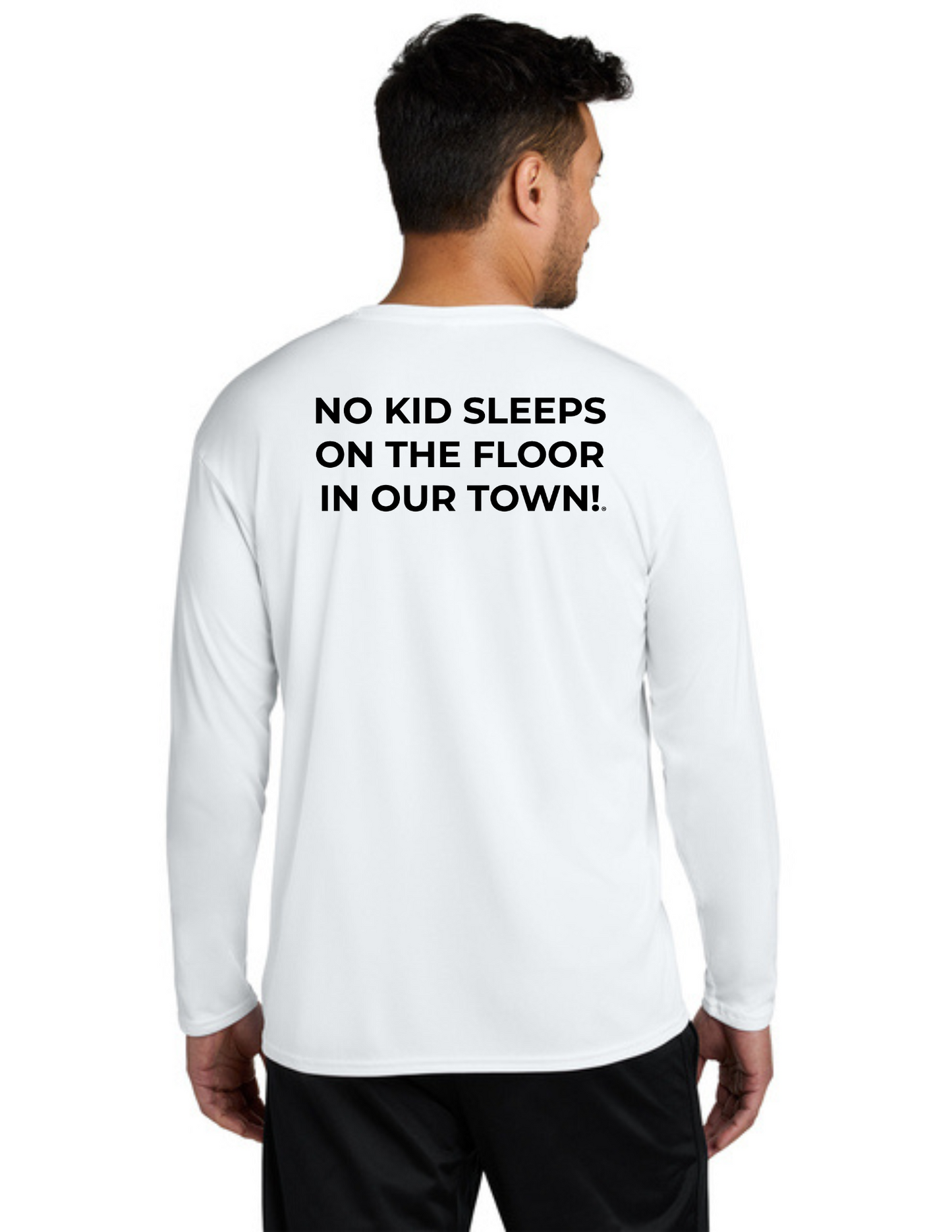 LEGACY - Long Sleeve Performance UV Shirt (WHITE) - "SLEEP CIRCLE" LOGO