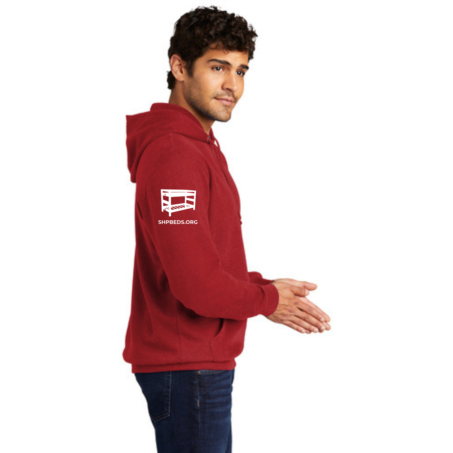 STAFF Hoodie w/ Chapter Name (CLASSIC RED) - Black or White Logos