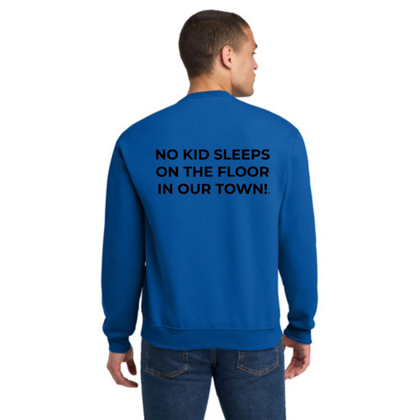 Crewneck Sweatshirt w/ Chapter Name (ROYAL) - Black or White Logos