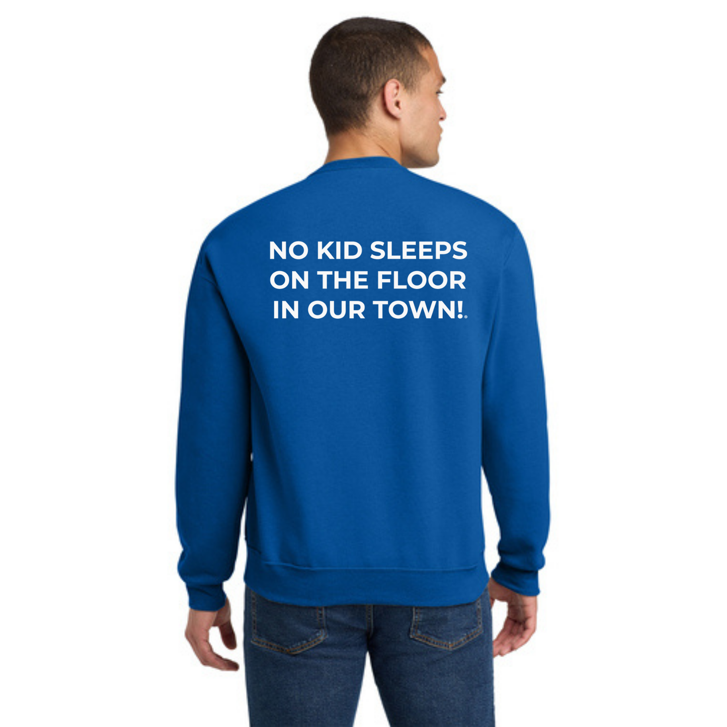 Crewneck Sweatshirt w/ Chapter Name (ROYAL) - Black or White Logos