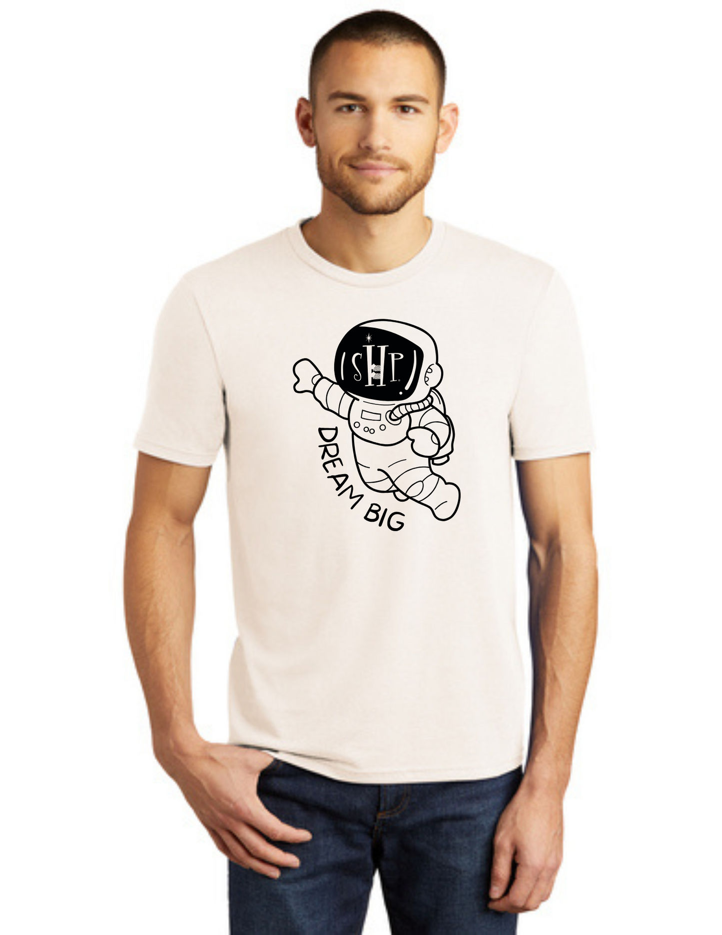 "NEW" Graphic Tee - SHP Dream Big Astronaut T-shirt