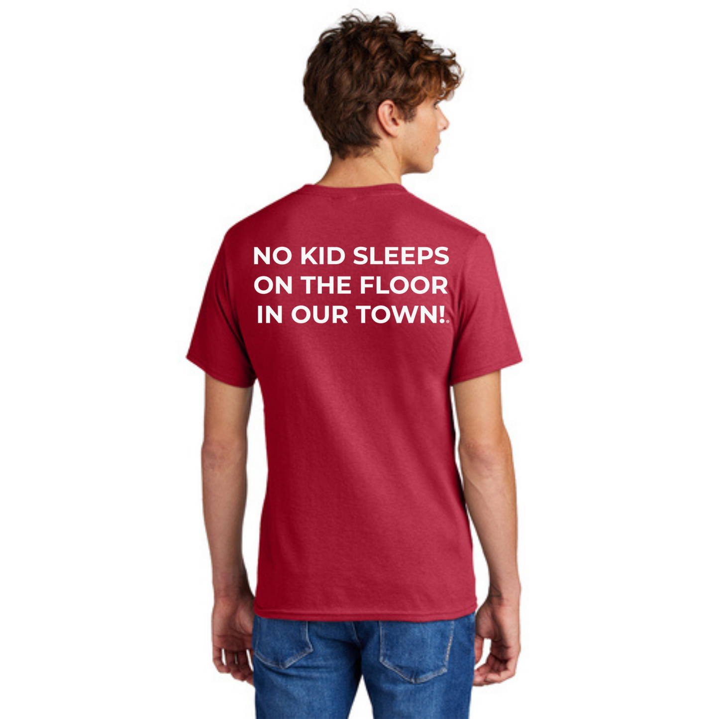 Official Staff T-Shirt (TALL) with Chapter Name (Red) White & Black Print
