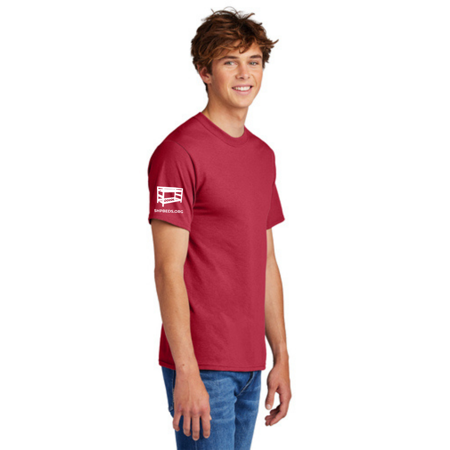 Official Staff T-Shirt (TALL) with Chapter Name (Red) White & Black Print