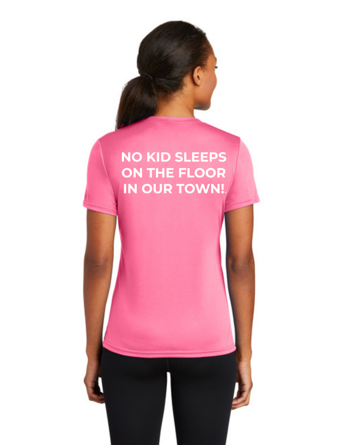 LEGACY - (WOMEN’S) Short Sleeve UV Performance Shirt (NEON PINK) - "SLEEP CIRCLE" LOGO