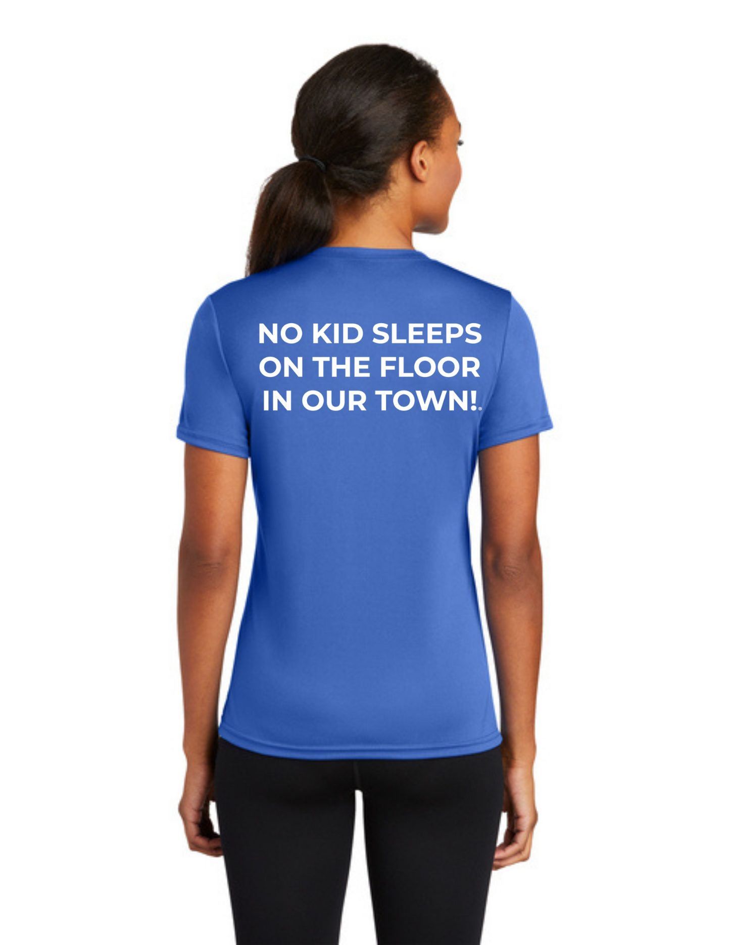 LEGACY - (WOMEN’S) Short Sleeve UV Performance Shirt (ROYAL) - "SLEEP CIRCLE" LOGO