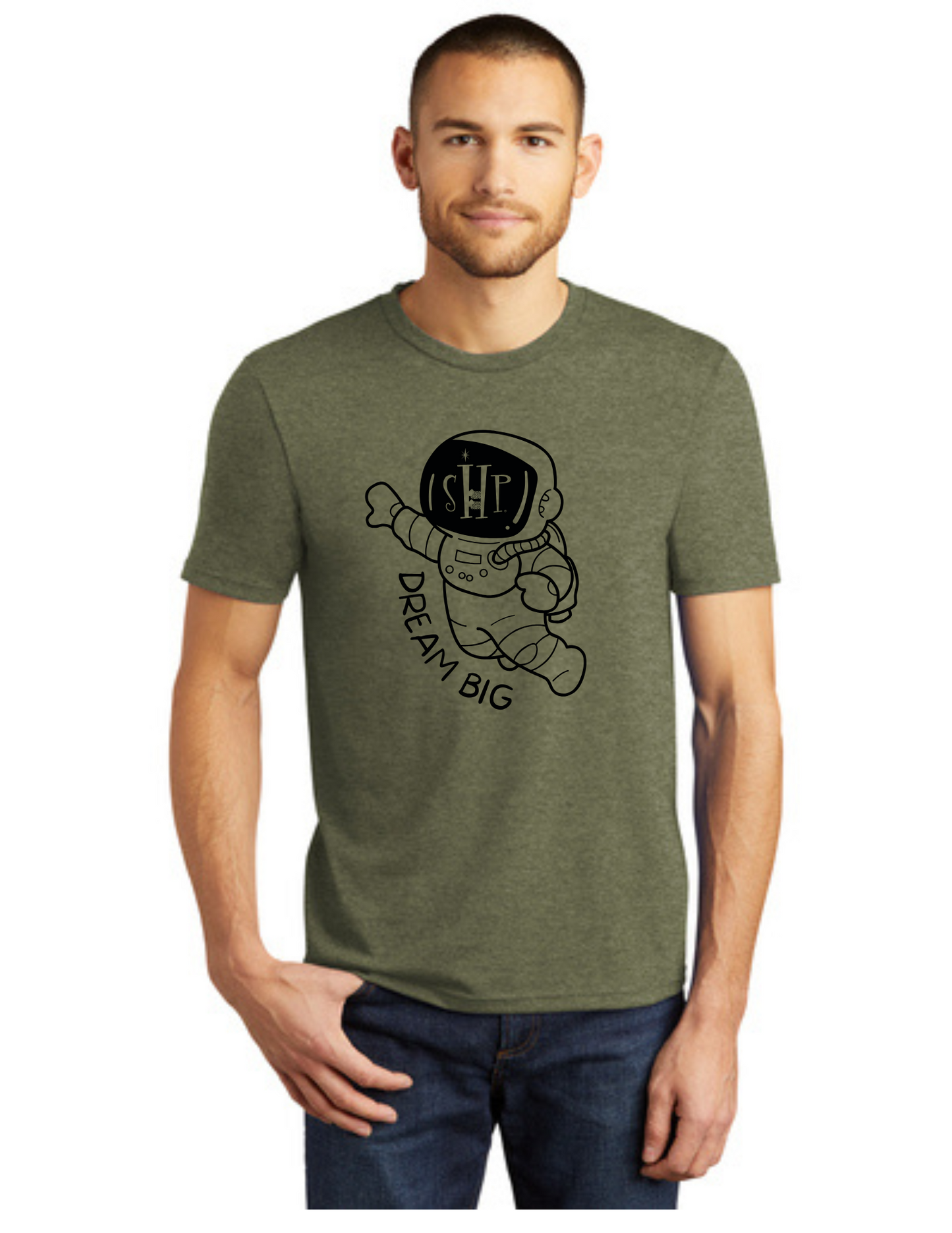 "NEW" Graphic Tee - SHP Dream Big Astronaut T-shirt