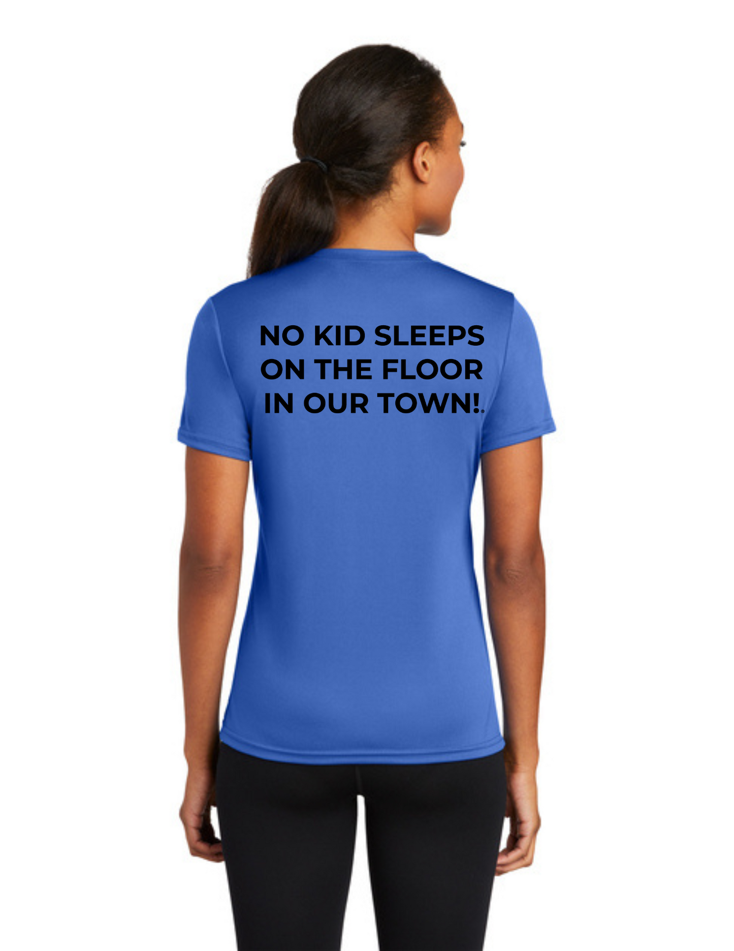 LEGACY - (WOMEN’S) Short Sleeve UV Performance Shirt (ROYAL) - "SLEEP CIRCLE" LOGO