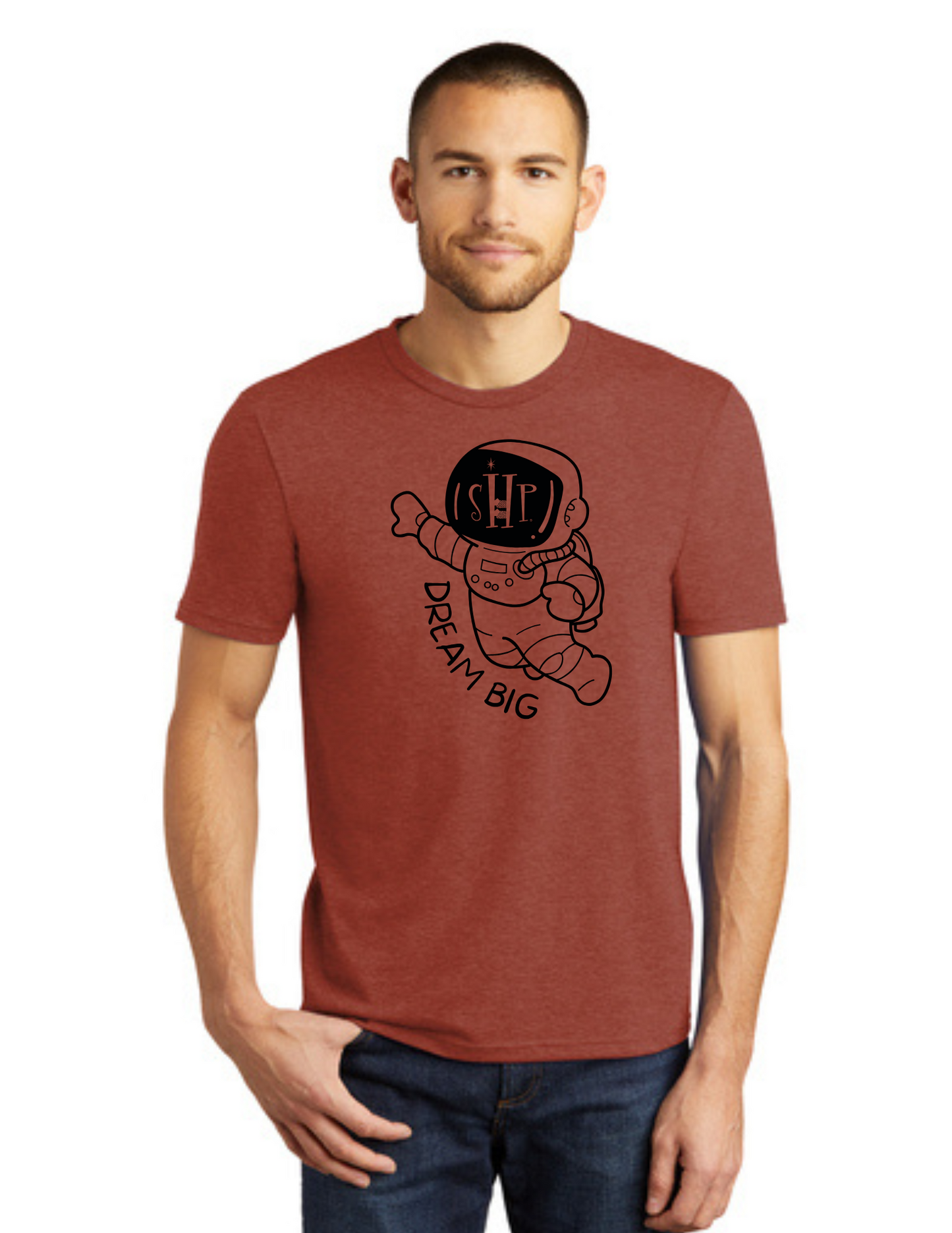"NEW" Graphic Tee - SHP Dream Big Astronaut T-shirt