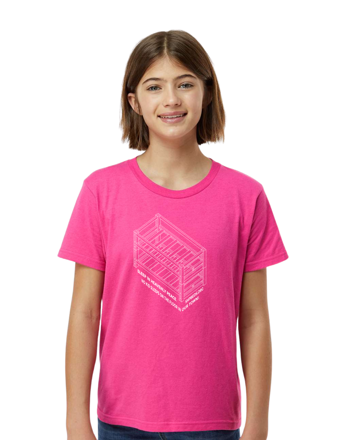LEGACY - YOUTH Tee (FUCHSIA) - “SHELDON” LOGO