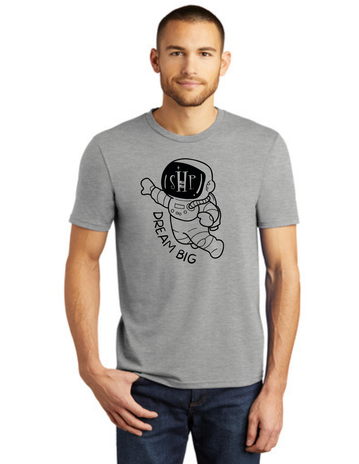 "NEW" Graphic Tee - SHP Dream Big Astronaut T-shirt