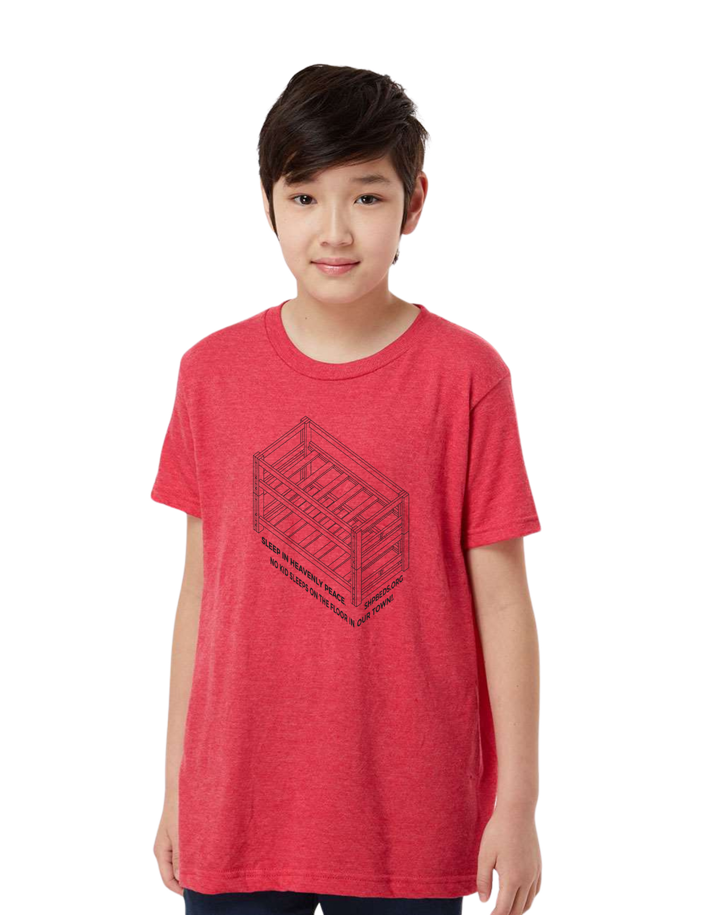 LEGACY - YOUTH Tee (RED) - “SHELDON” LOGO