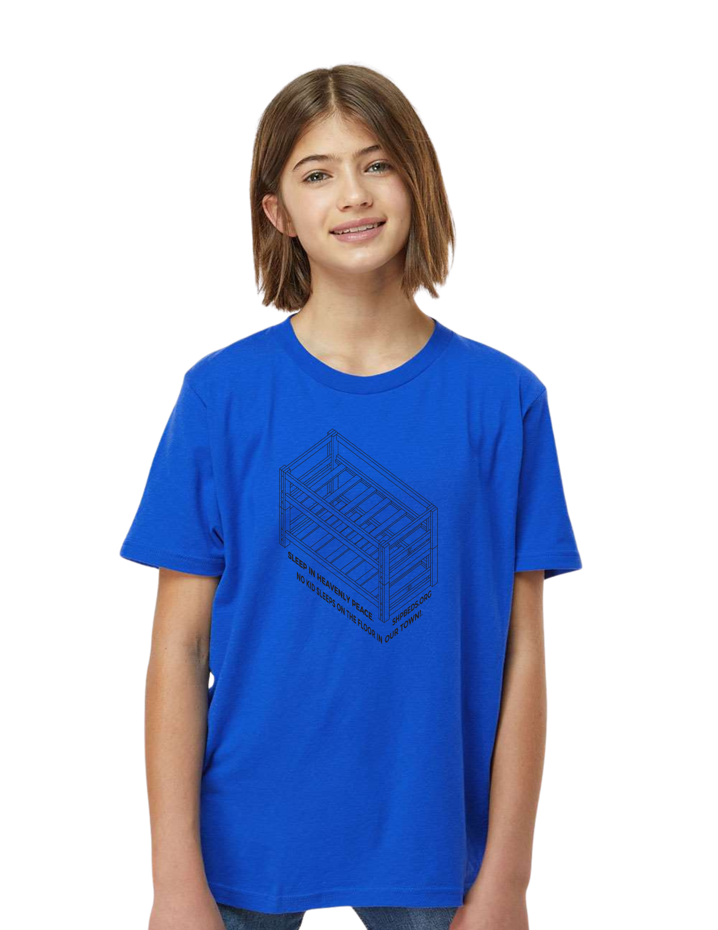 LEGACY - YOUTH Tee (ROYAL) - “SHELDON” LOGO