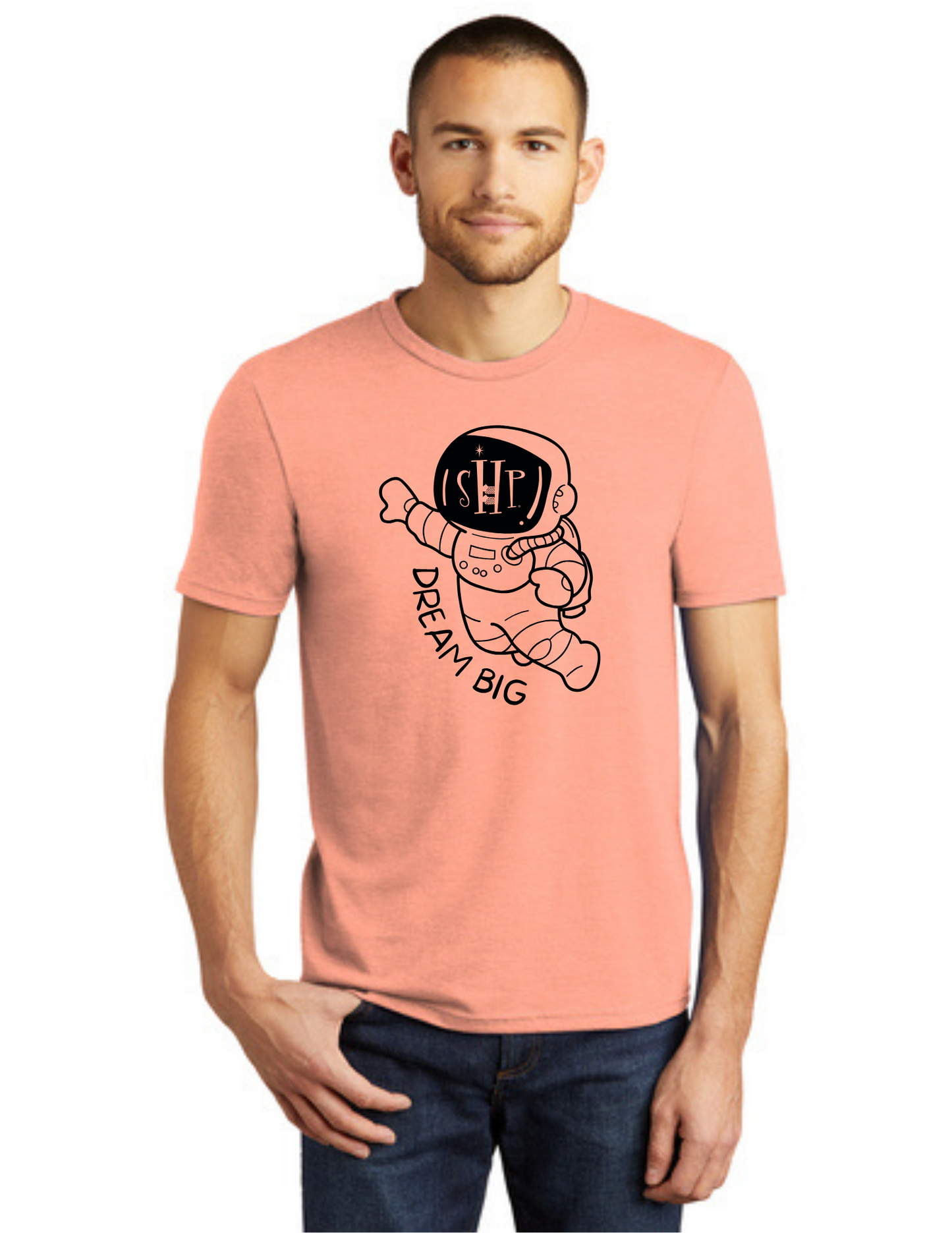 "NEW" Graphic Tee - SHP Dream Big Astronaut T-shirt