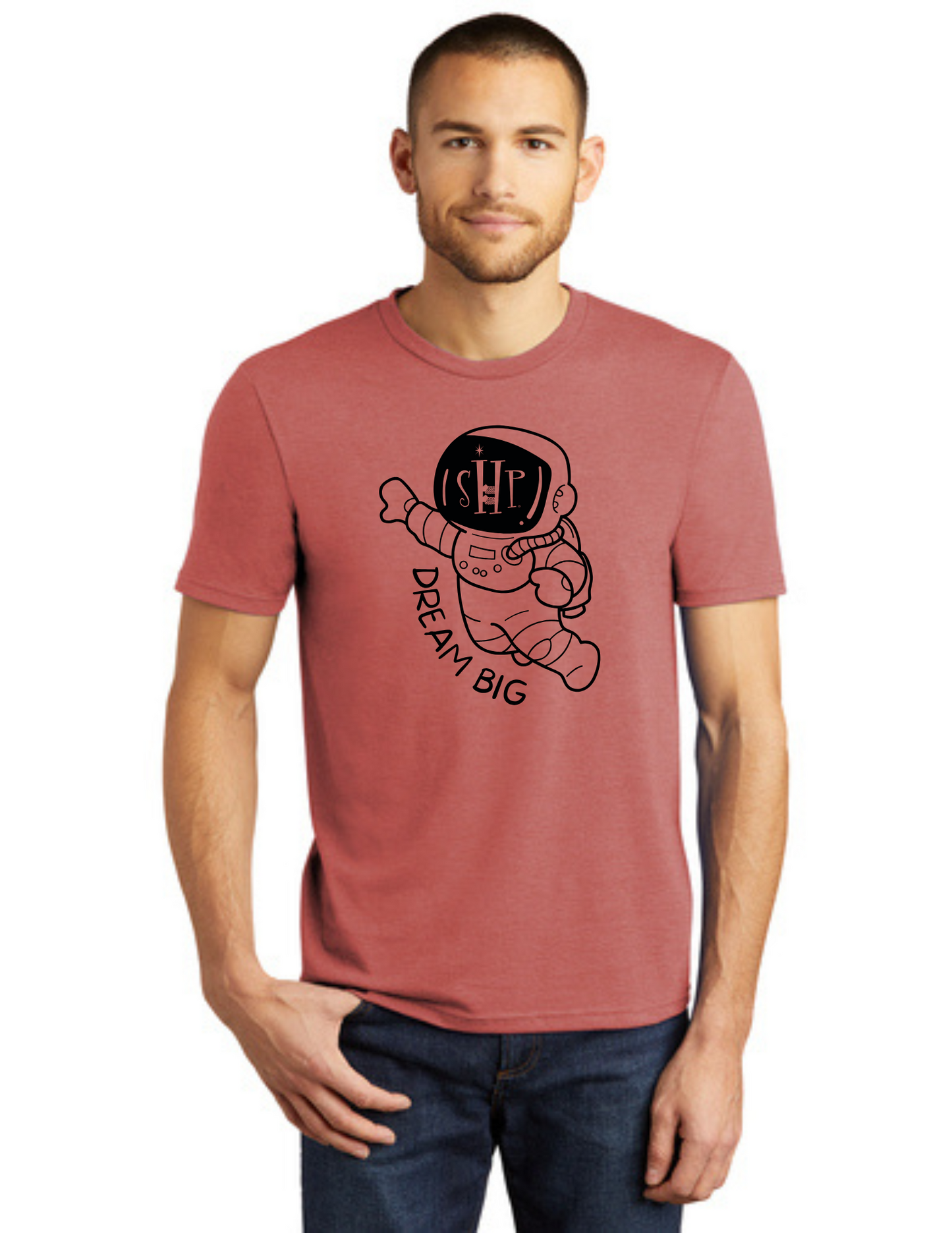 "NEW" Graphic Tee - SHP Dream Big Astronaut T-shirt