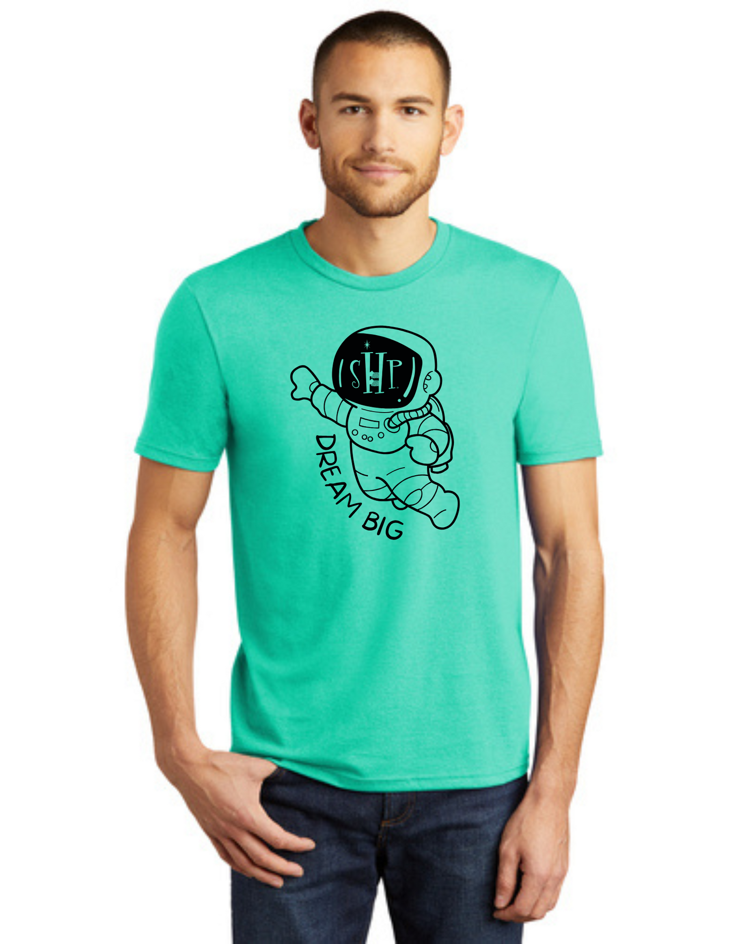 "NEW" Graphic Tee - SHP Dream Big Astronaut T-shirt