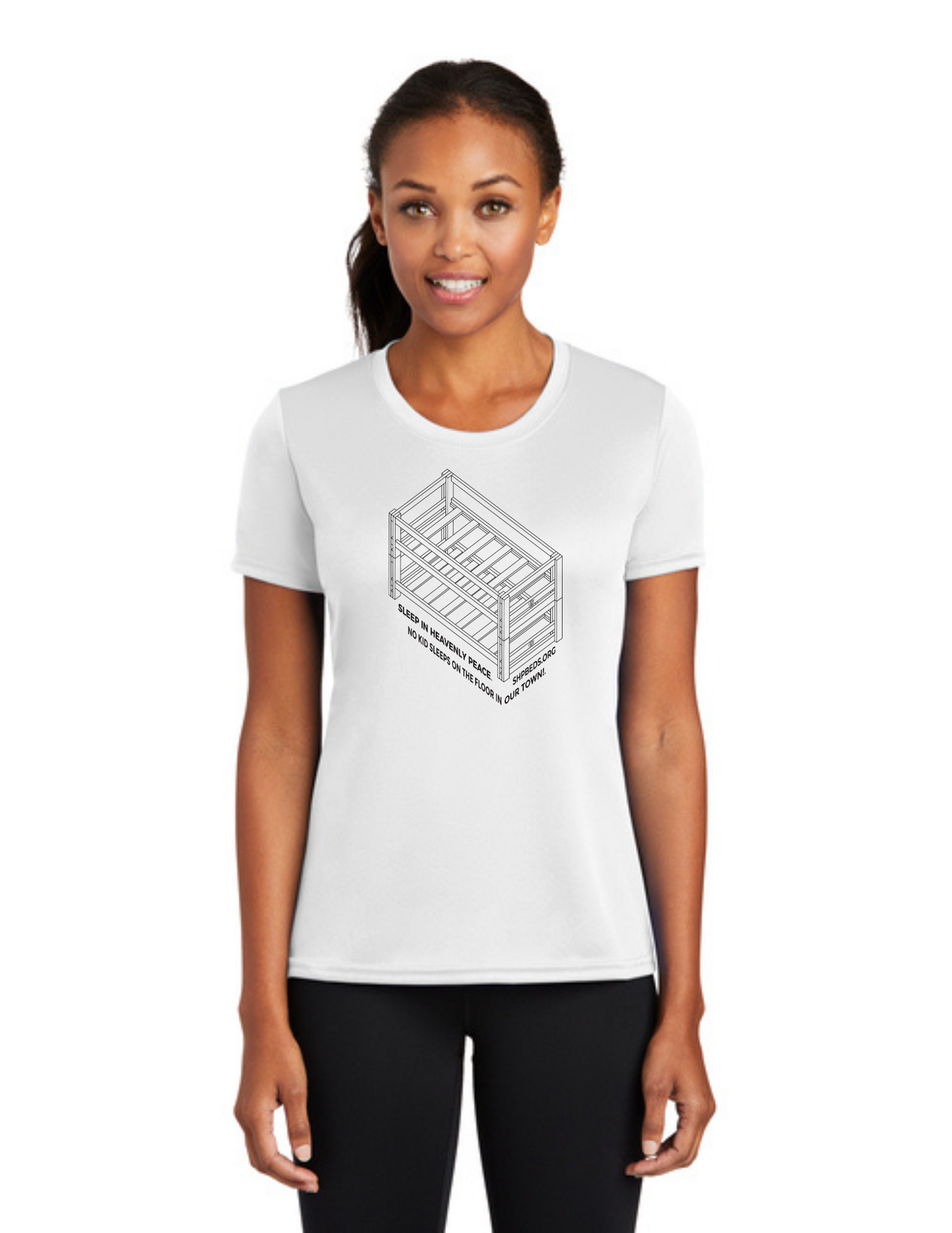 LEGACY - (WOMEN’S) Short Sleeve UV Performance Shirt (WHITE) - "SHELDON" LOGO