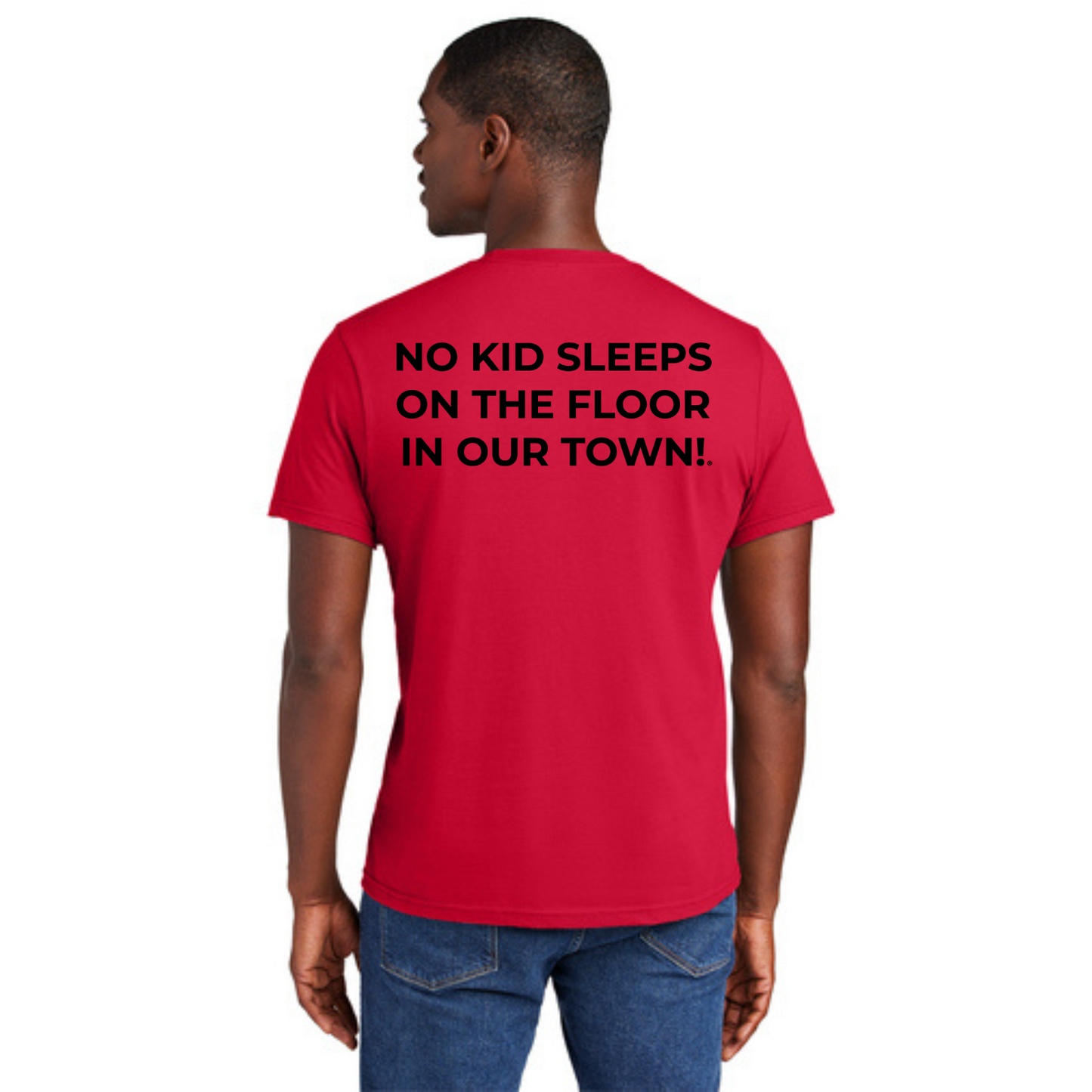STAFF T-Shirt w/ Chapter Name (CLASSIC RED) - Black or White Logos