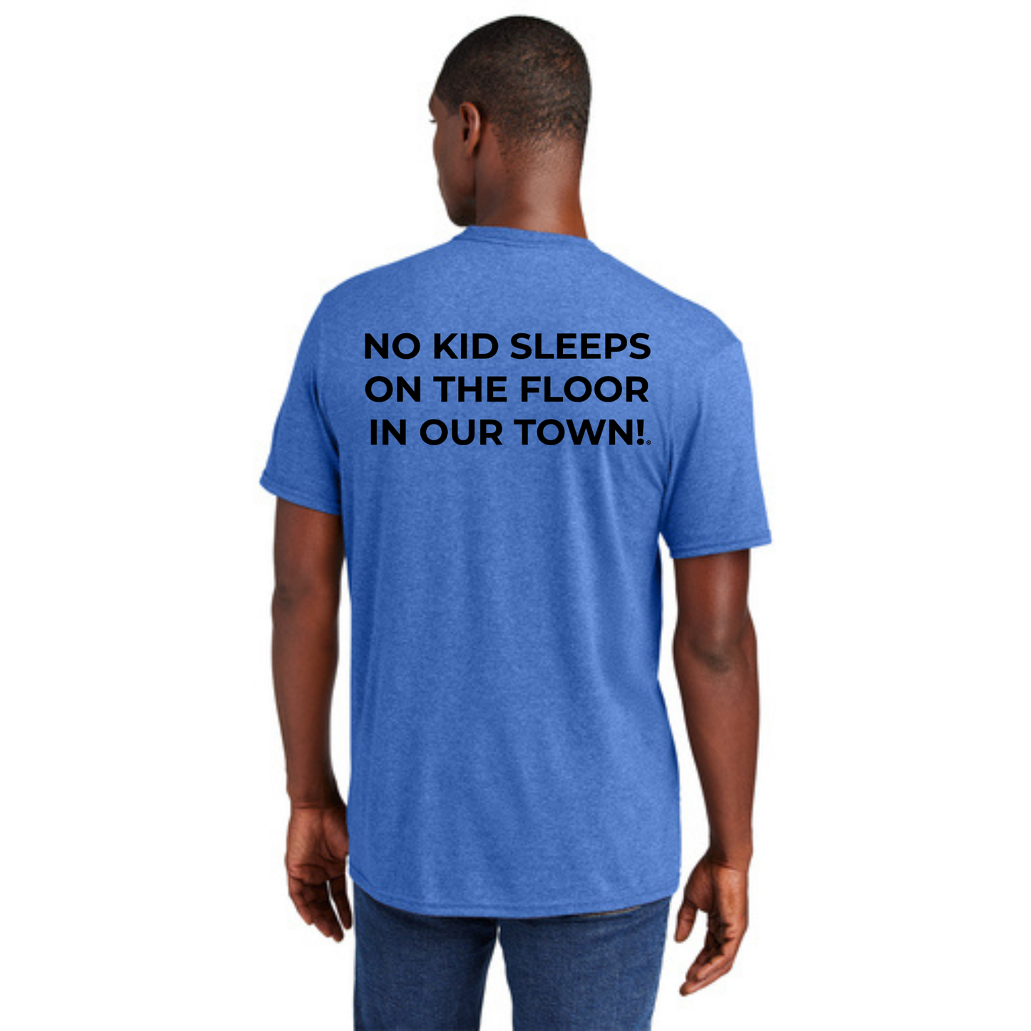Official Staff T-Shirt with Chapter Name (Royal Blue) White & Black Print