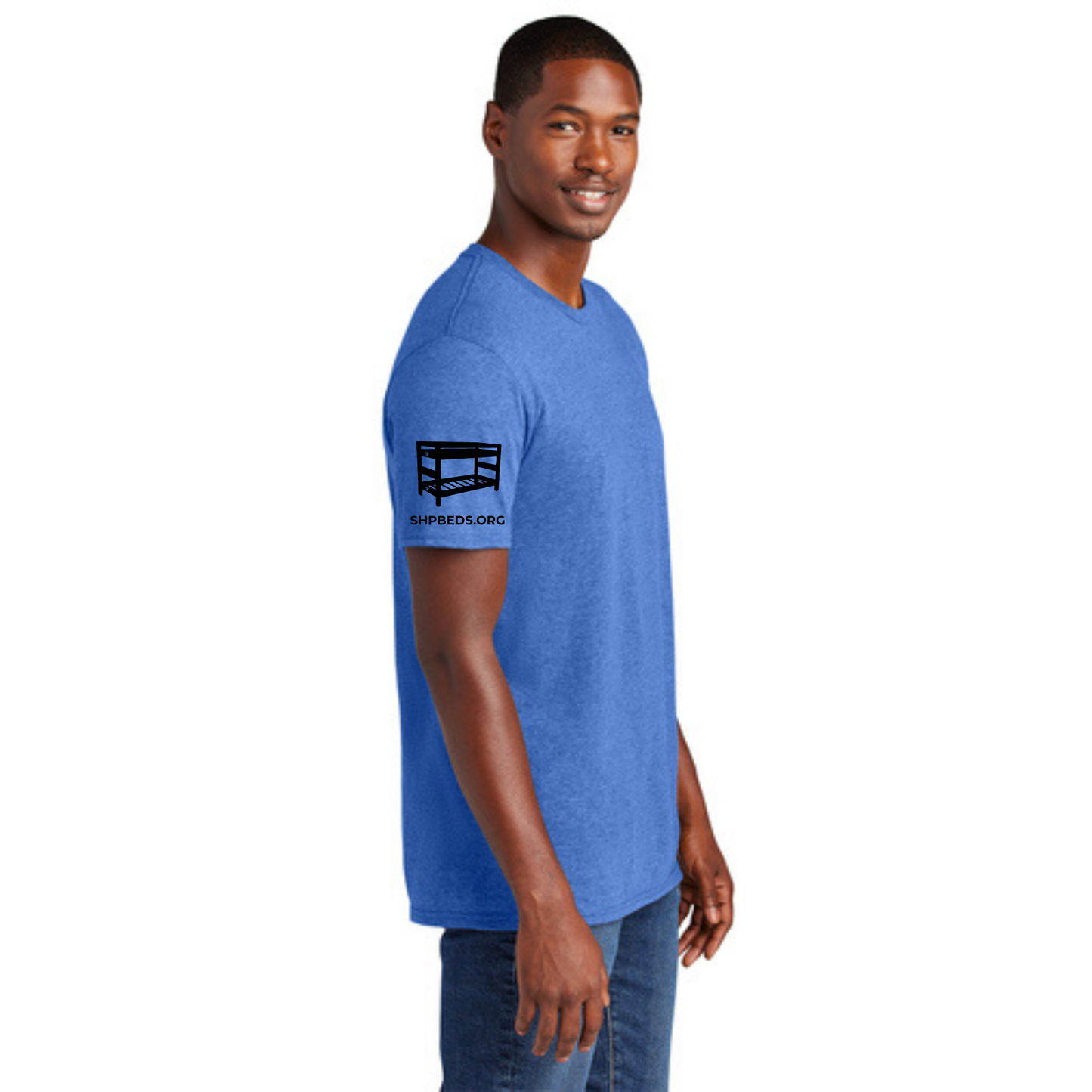 Official Staff T-Shirt with Chapter Name (Royal Blue) White & Black Print