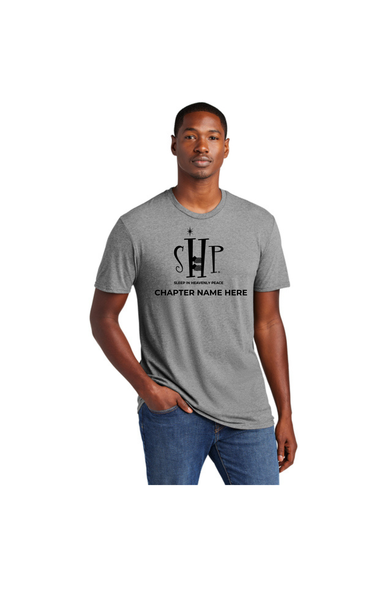 STAFF T-Shirt w/ Chapter Name (GREY FROST) - Black or White Logos