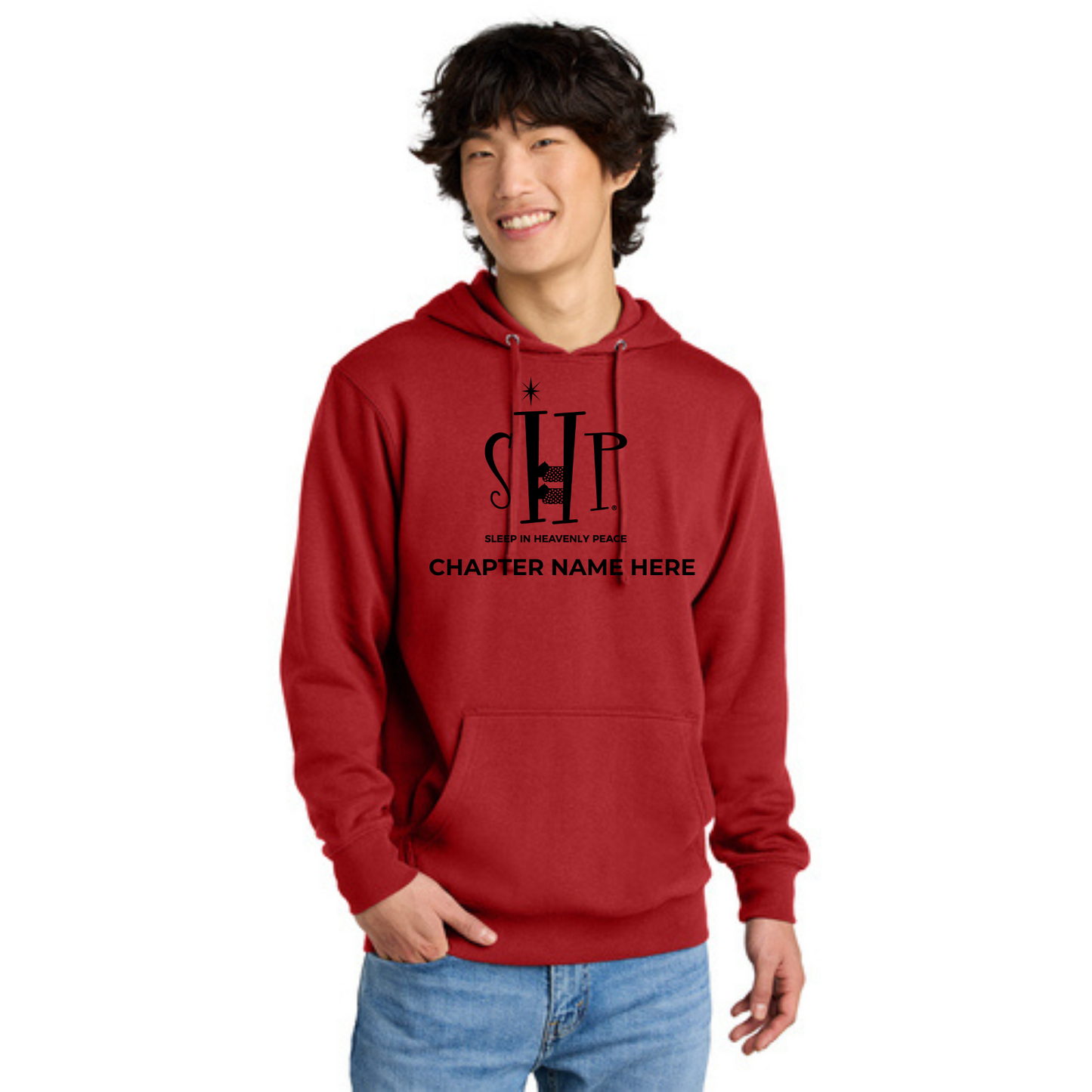 STAFF Hoodie w/ Chapter Name (CLASSIC RED) - Black or White Logos