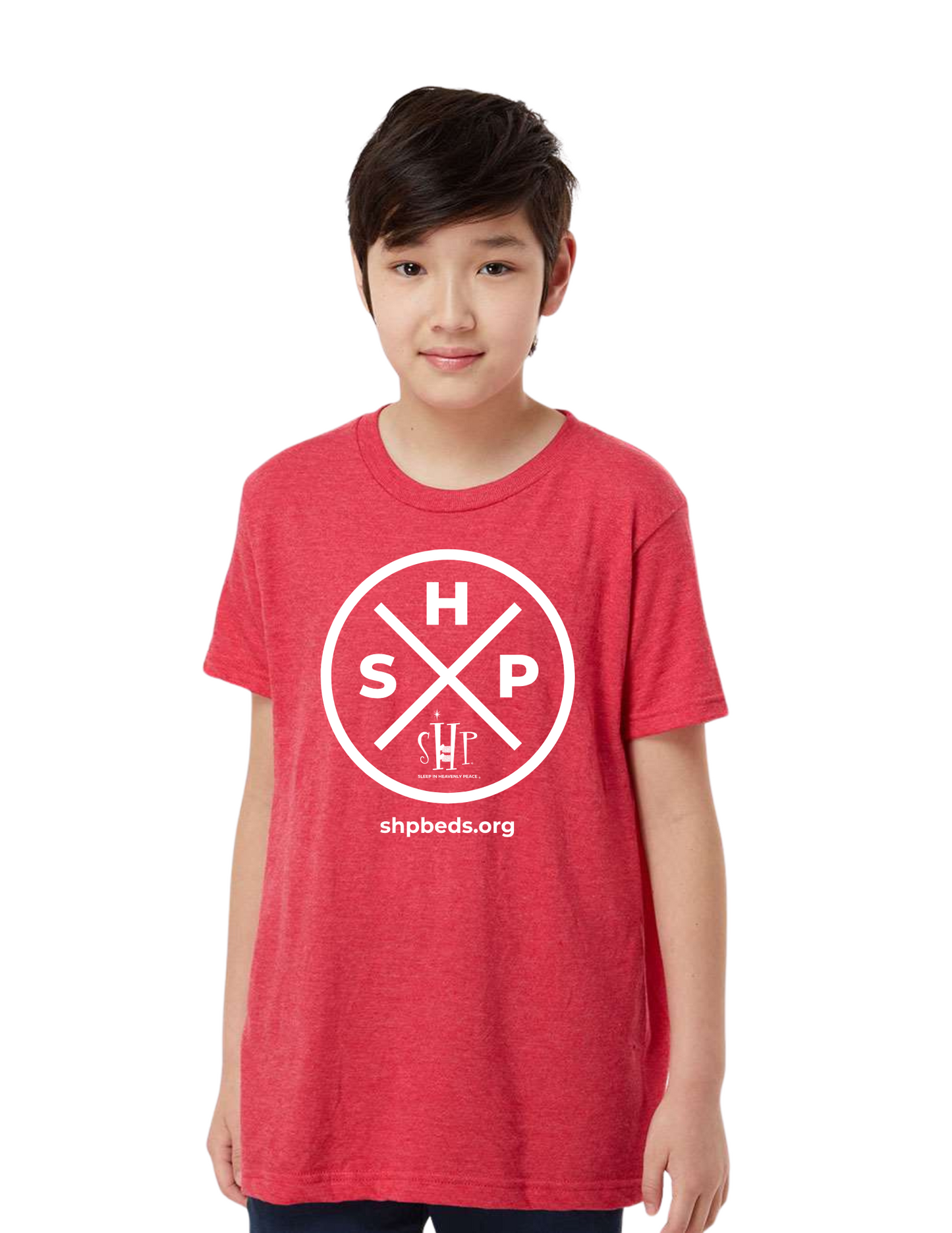 LEGACY - YOUTH Tee (RED) - “SLEEP CIRCLE” LOGO