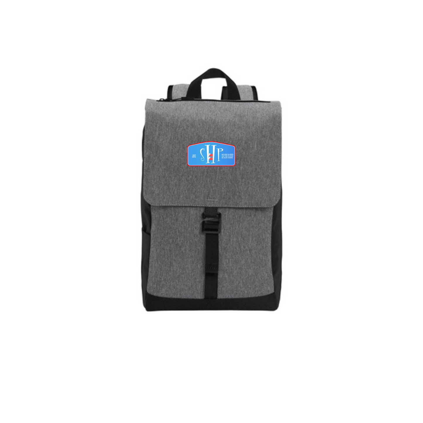 "New" SHP Center Roof Patch Backpack (Grey/Black)