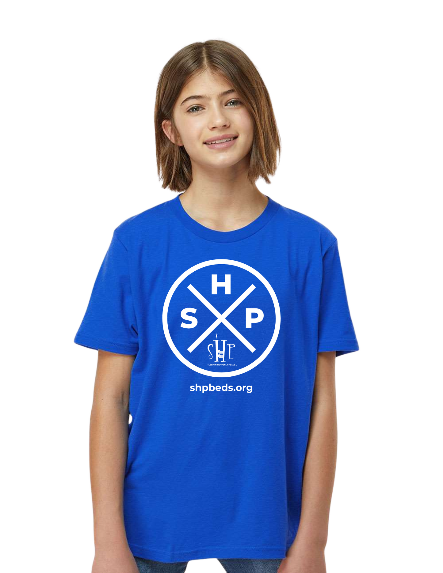 LEGACY - YOUTH Tee (ROYAL) - “SLEEP CIRCLE” LOGO