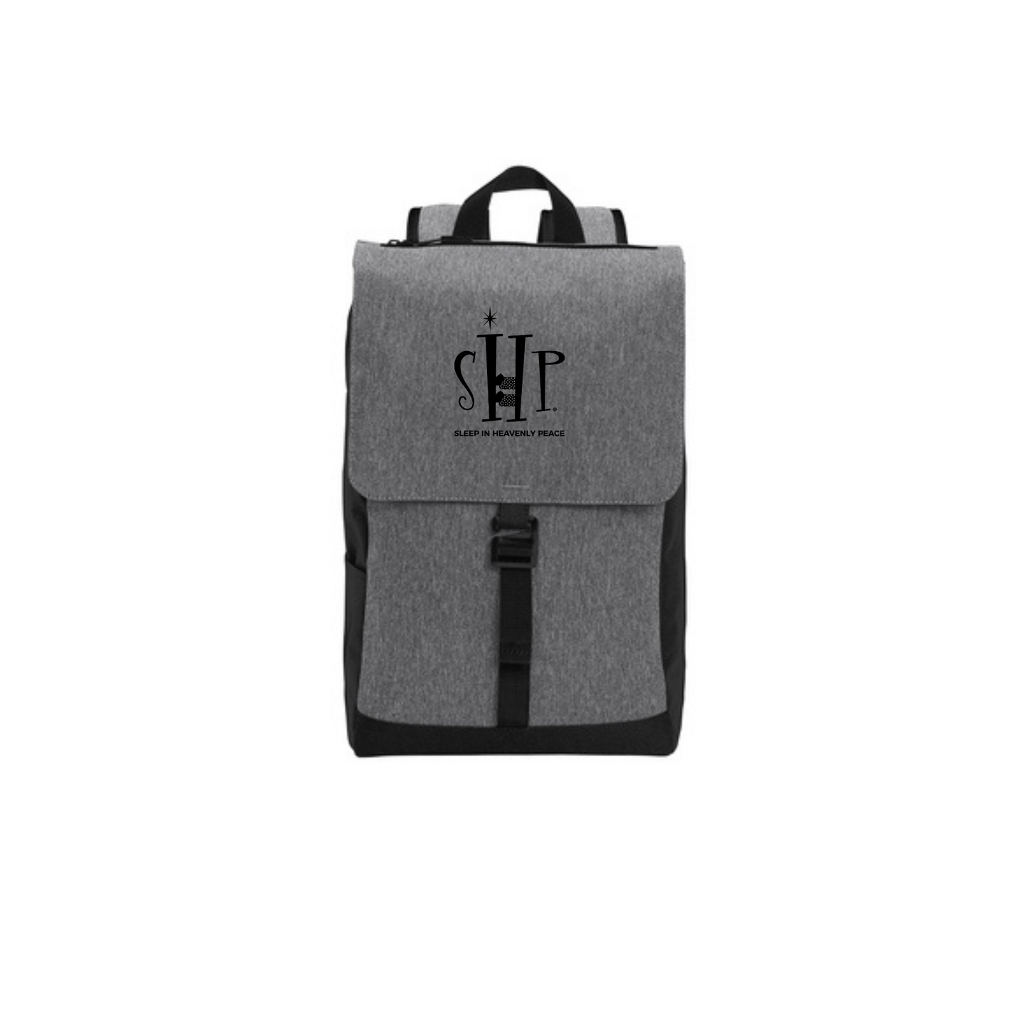 "New" SHP Logo Embroidery Backpack (Grey/Black)