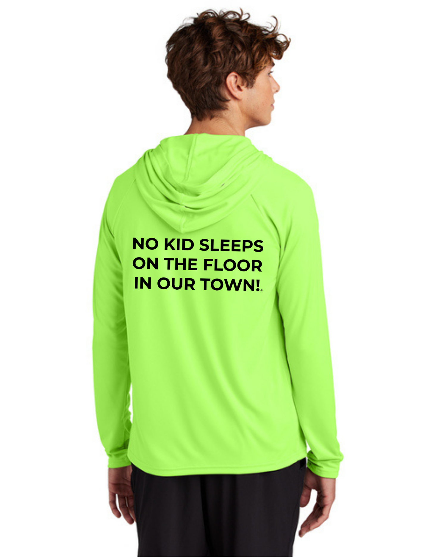 LEGACY - Hooded Performance UV Pullover (NEON GREEN) - "SHELDON" LOGO
