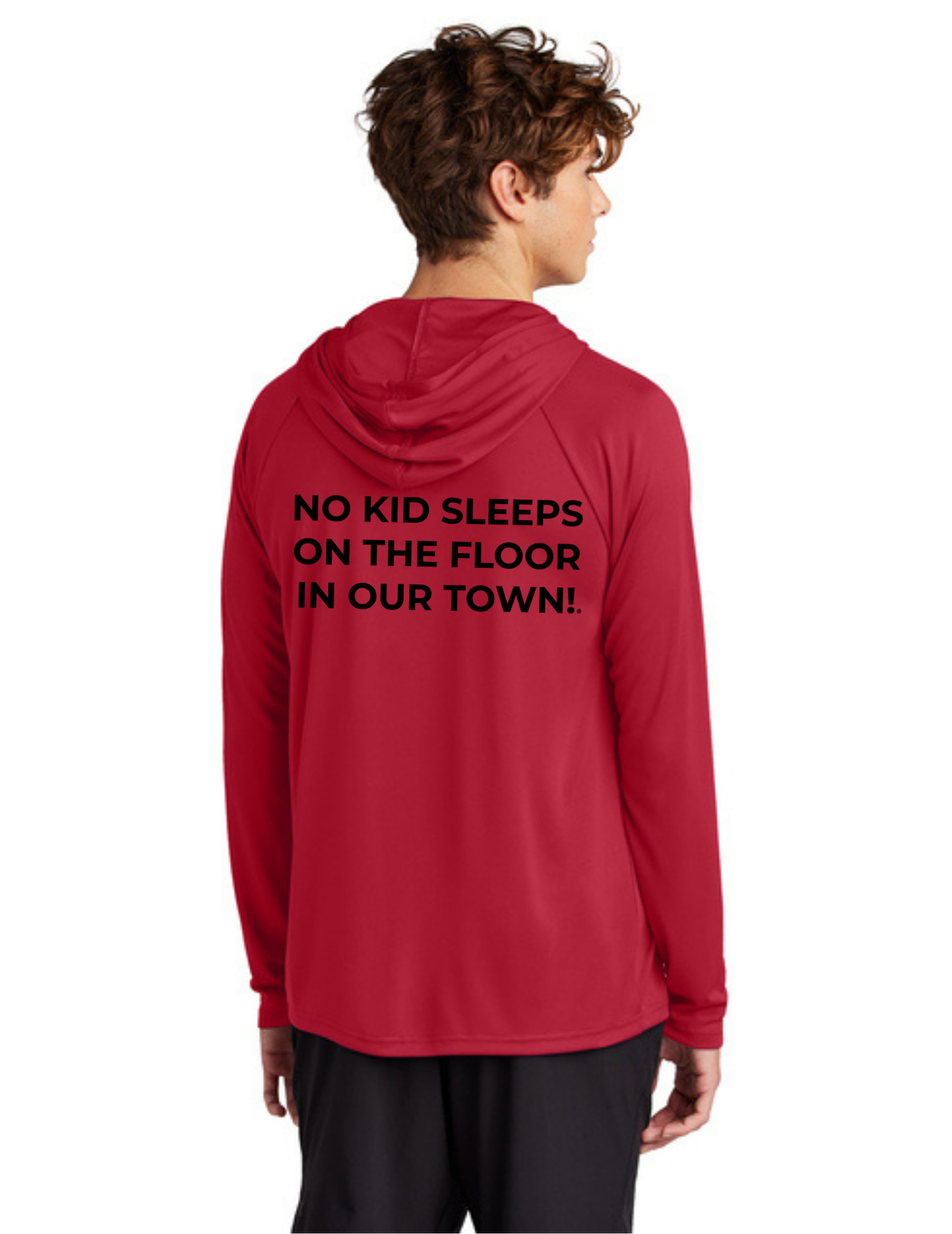 LEGACY - Hooded Performance UV Pullover (RED) - "ESTABLISHED" LOGO