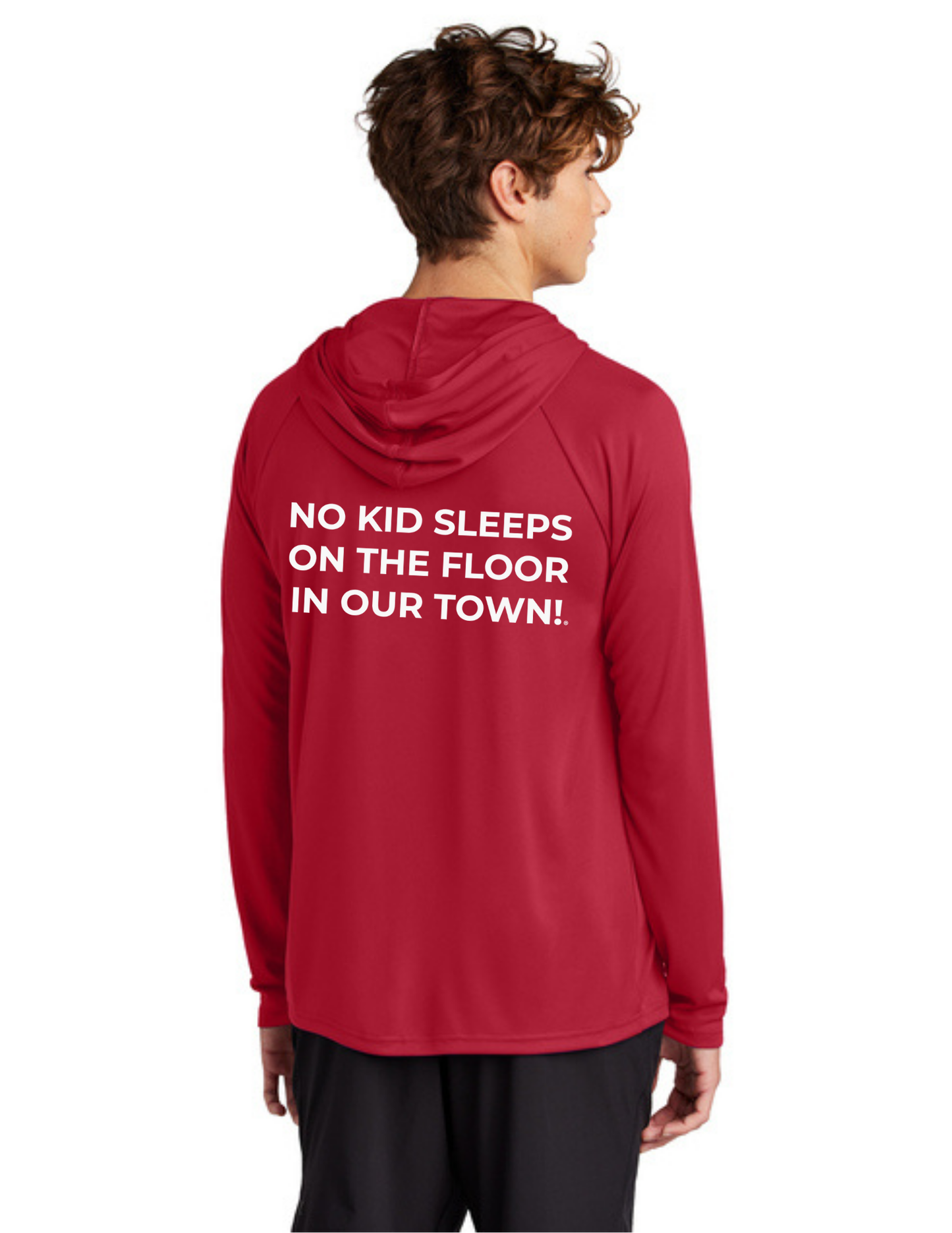 LEGACY - Hooded Performance UV Pullover (RED) - "ESTABLISHED" LOGO
