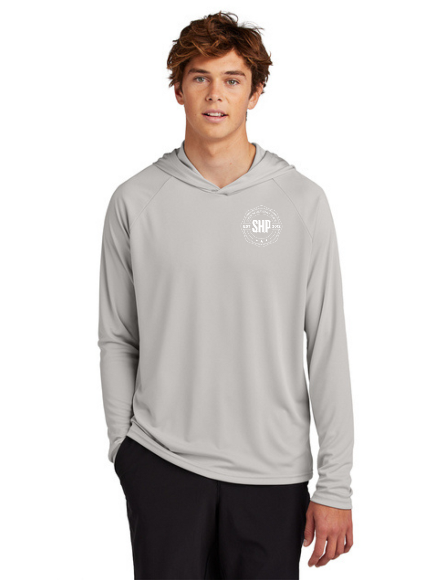 LEGACY - Hooded Performance UV Pullover (SILVER) - "ESTABLISHED" LOGO