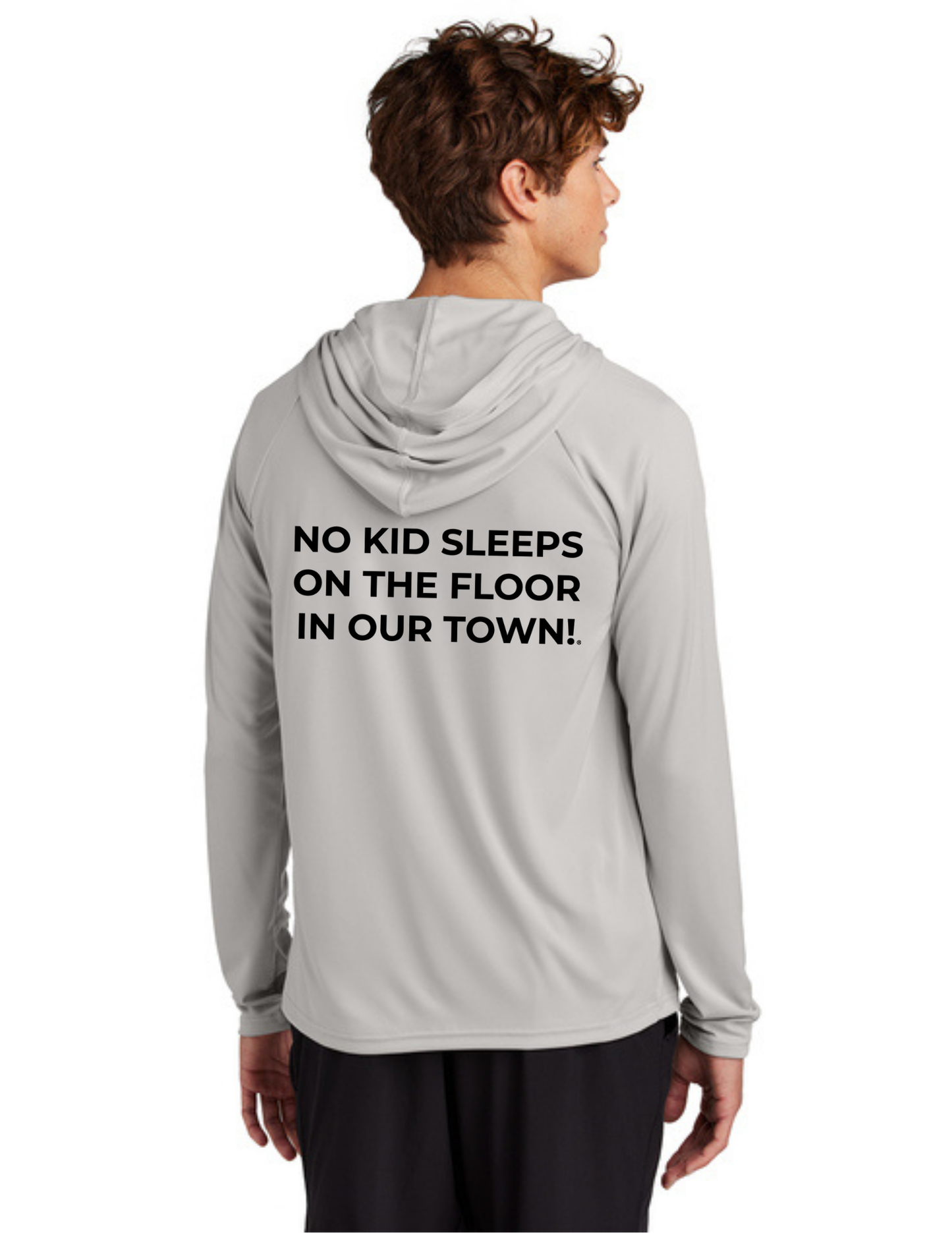 LEGACY - Hooded Performance UV Pullover (SILVER) - "ESTABLISHED" LOGO