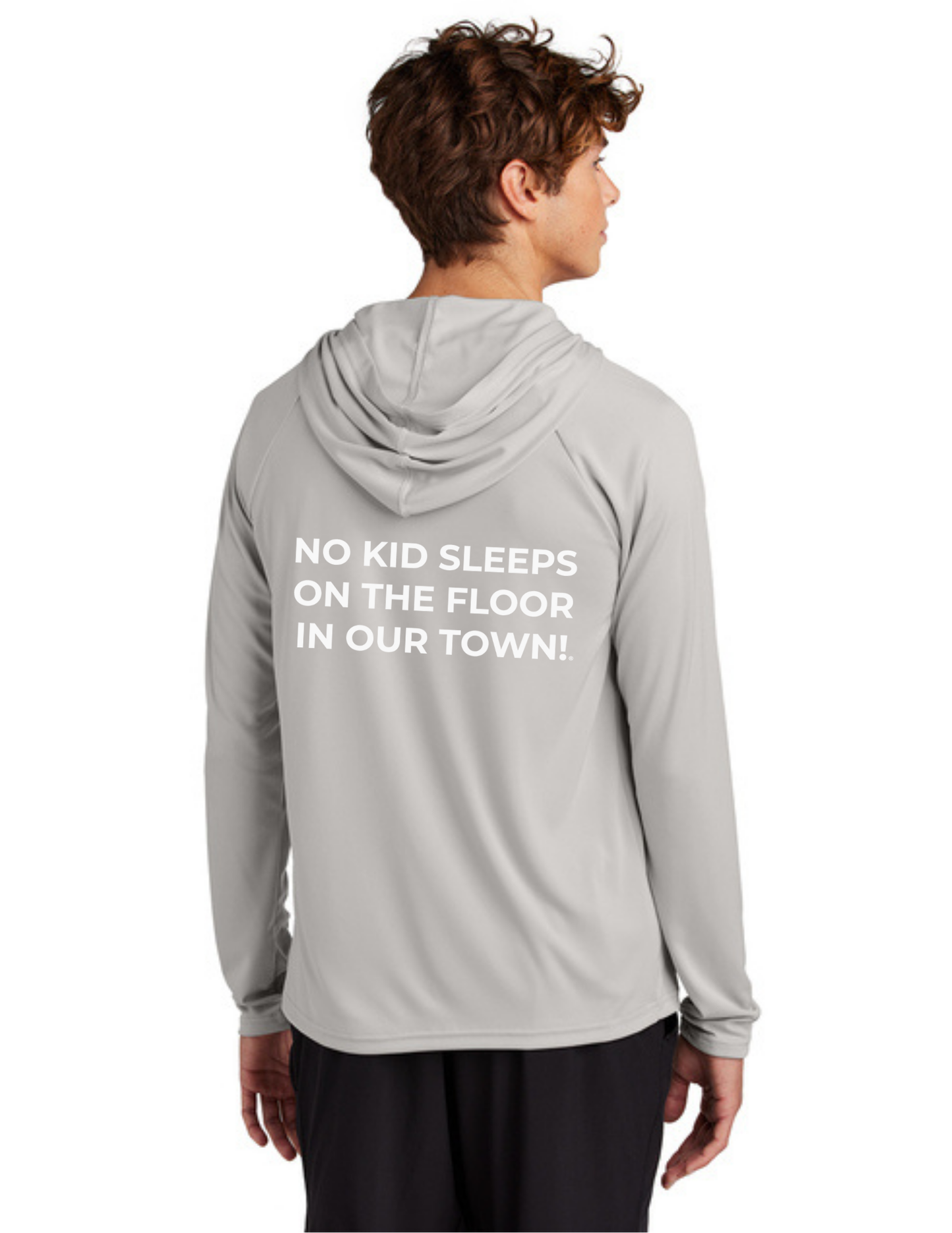 LEGACY - Hooded Performance UV Pullover (SILVER) - "ESTABLISHED" LOGO